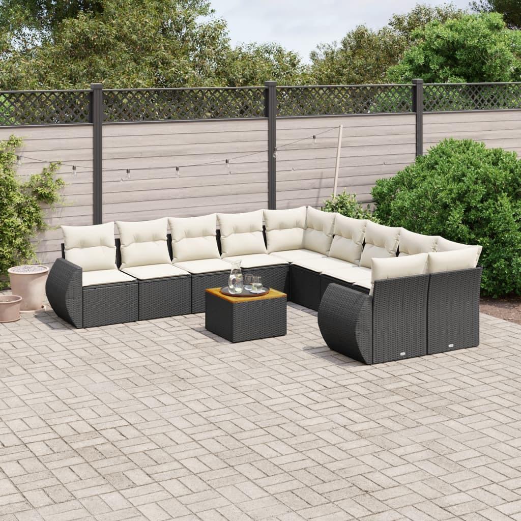 VidaXL Garten sofagarnitur poly-rattan