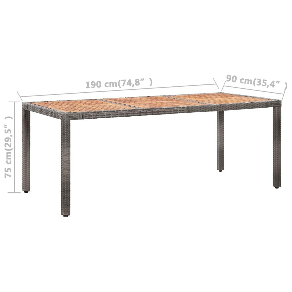 VidaXL Gartenmöbel-set poly-rattan