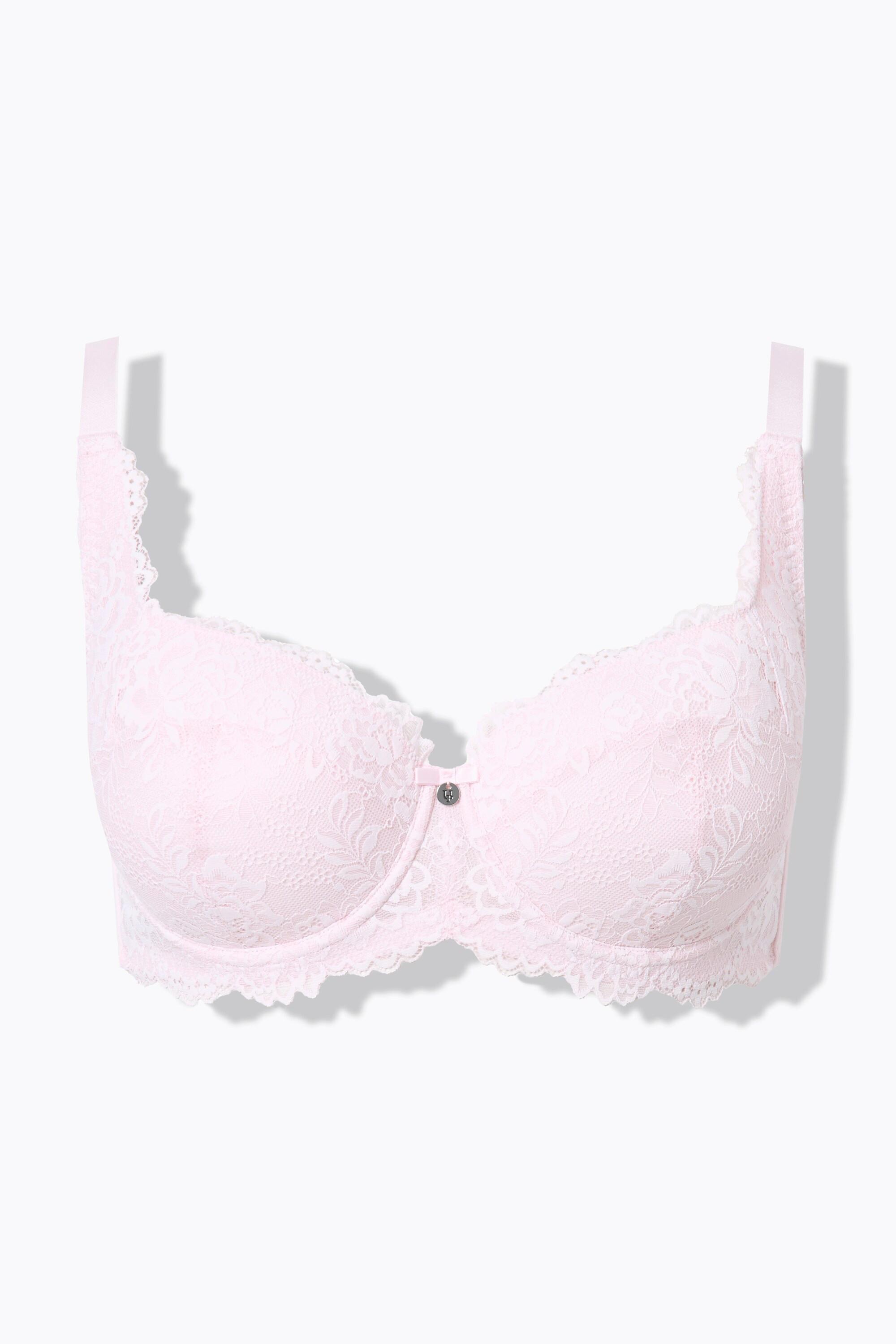 Ulla Popken Bügel-BH, Softschalen, Balconette-BH, Spitze, Cup B - D