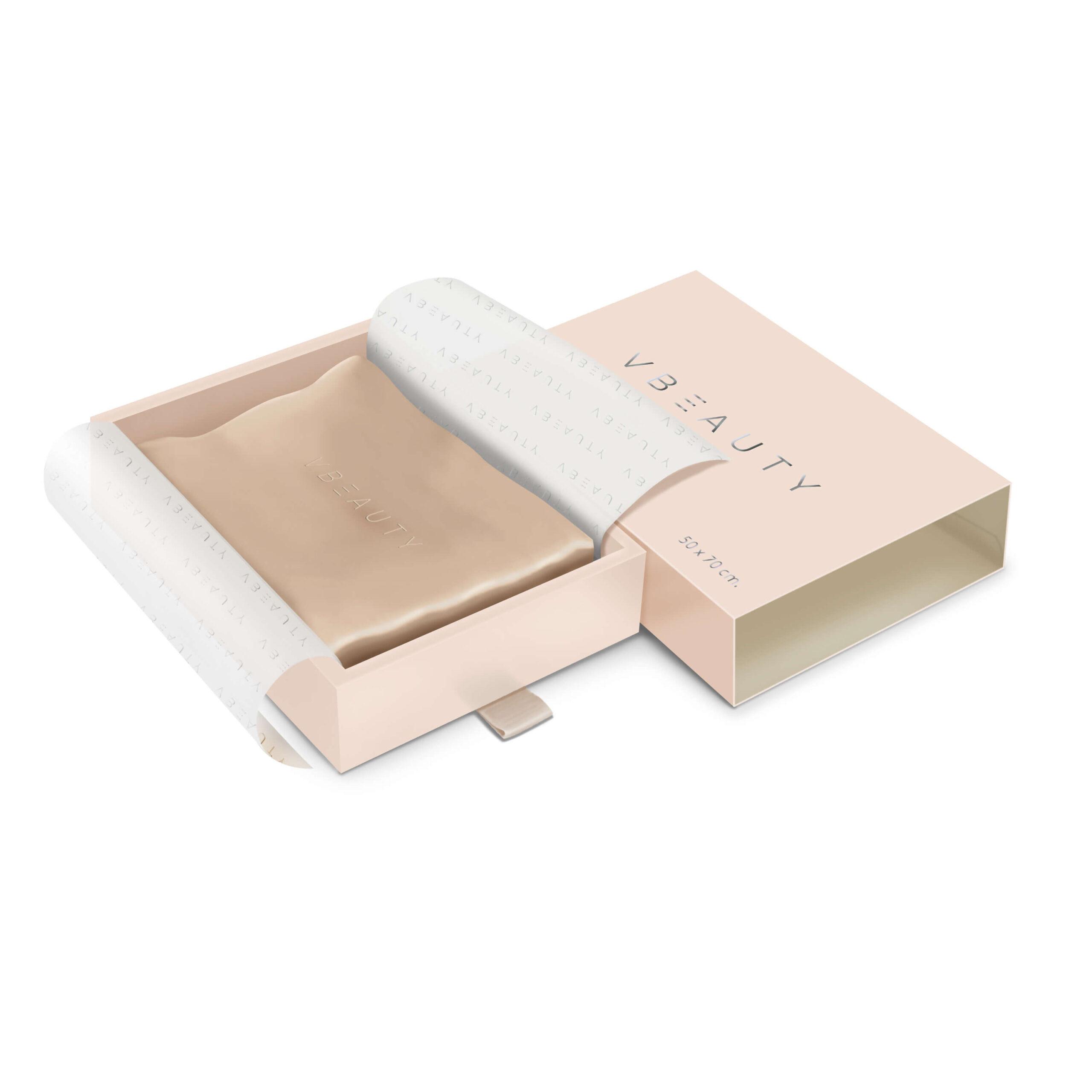 VBEAUTY Premium Seidenkissenbezug - Champagner