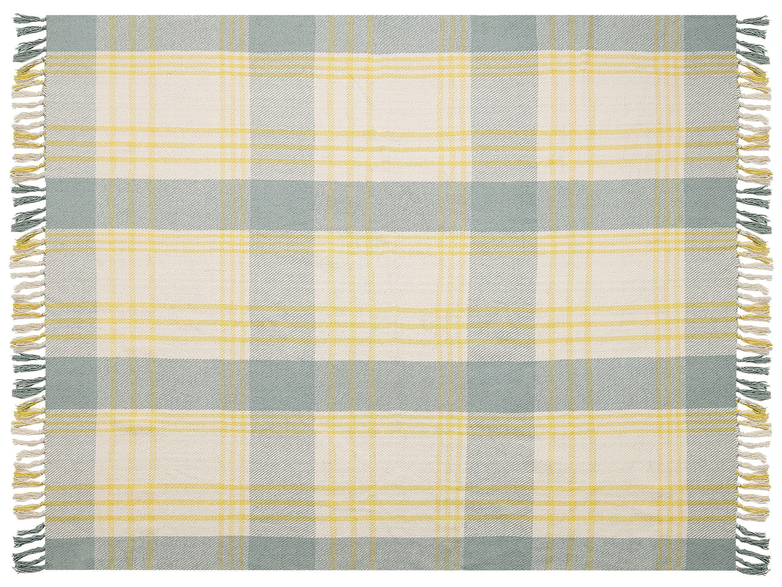 Beliani Kuscheldecke aus Baumwolle Klassisch BETALI