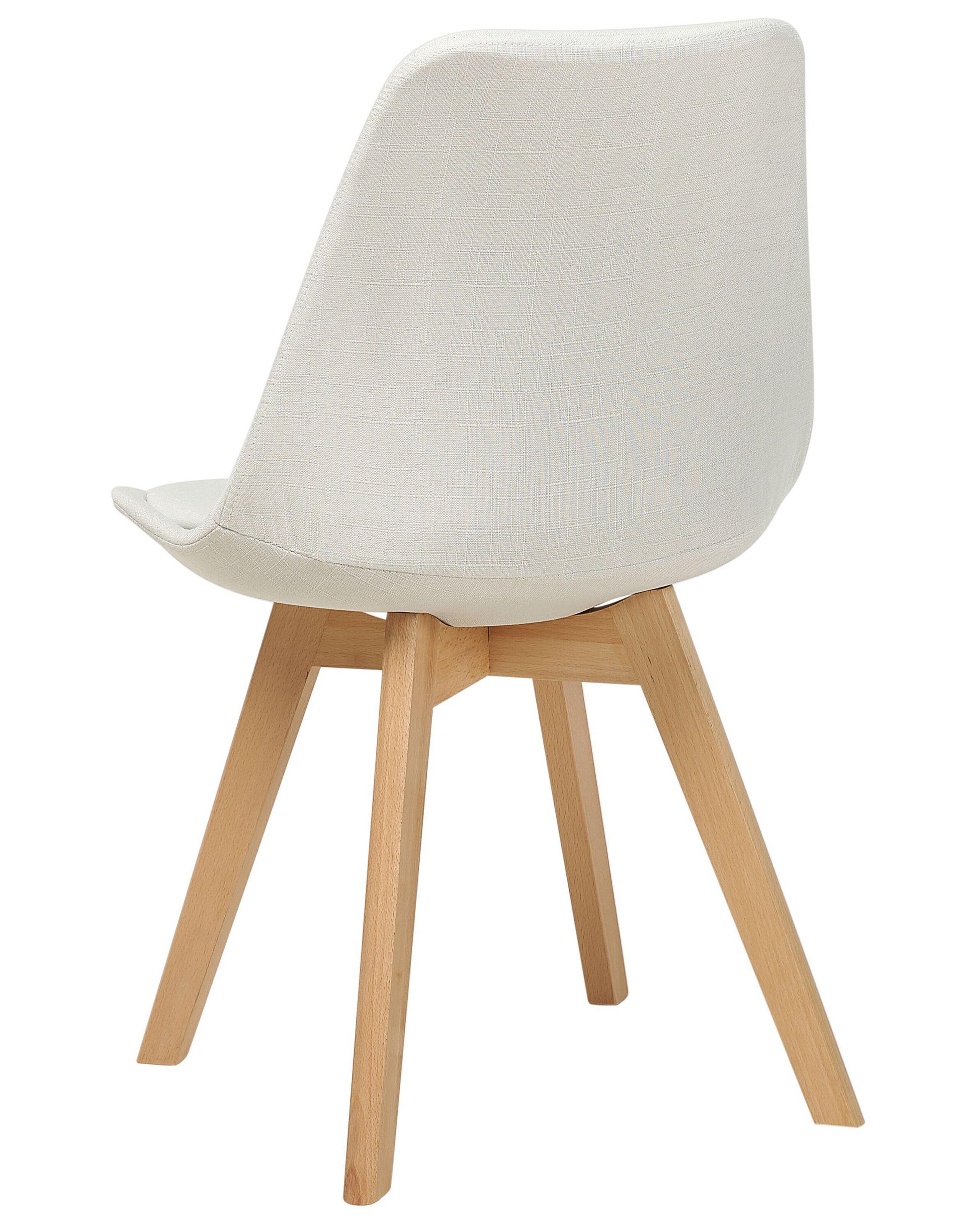 Beliani Esszimmerstuhl 2er Set aus Polyester Modern DAKOTA II