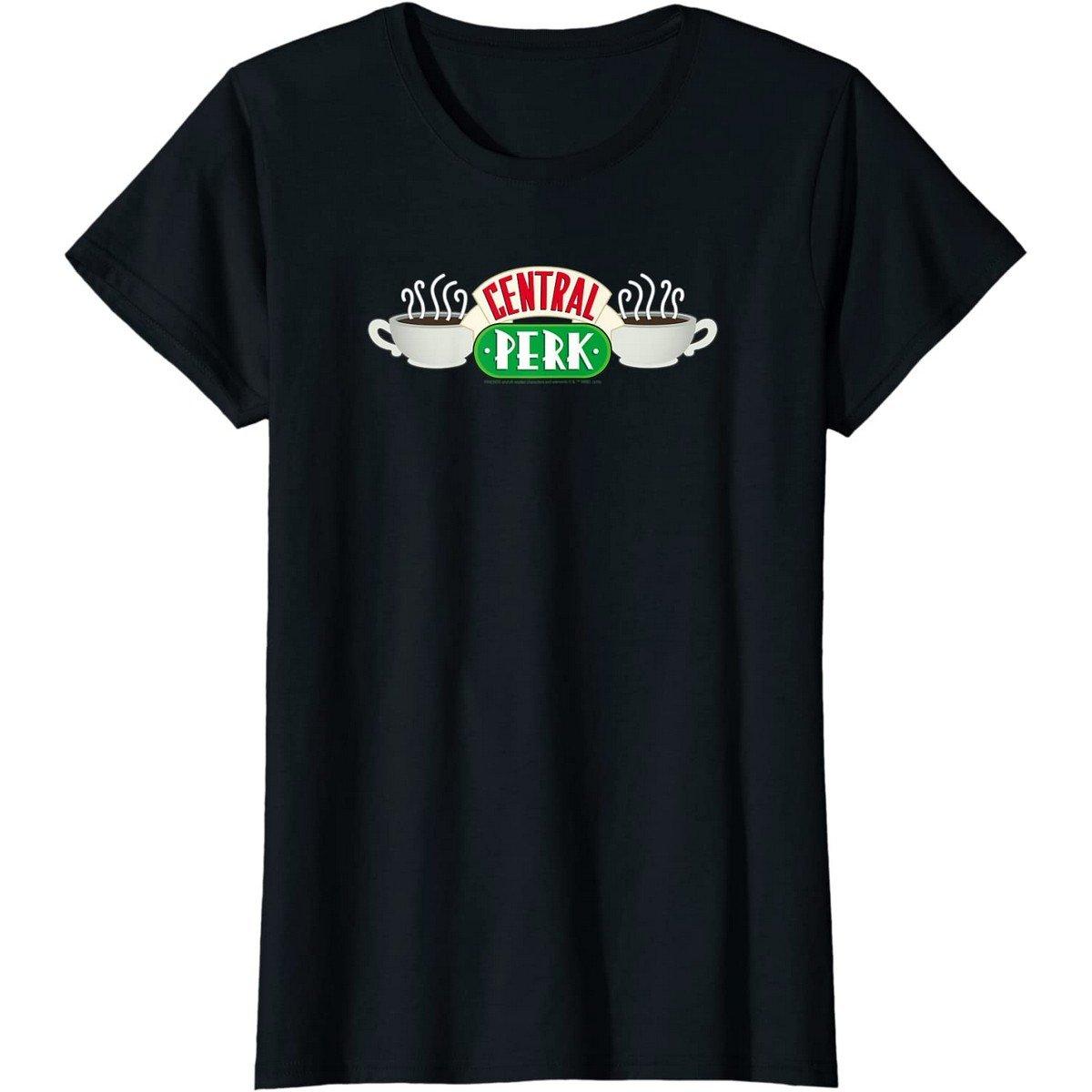 Friends Central Perk Grafikdruck Slim Fit T-Shirt