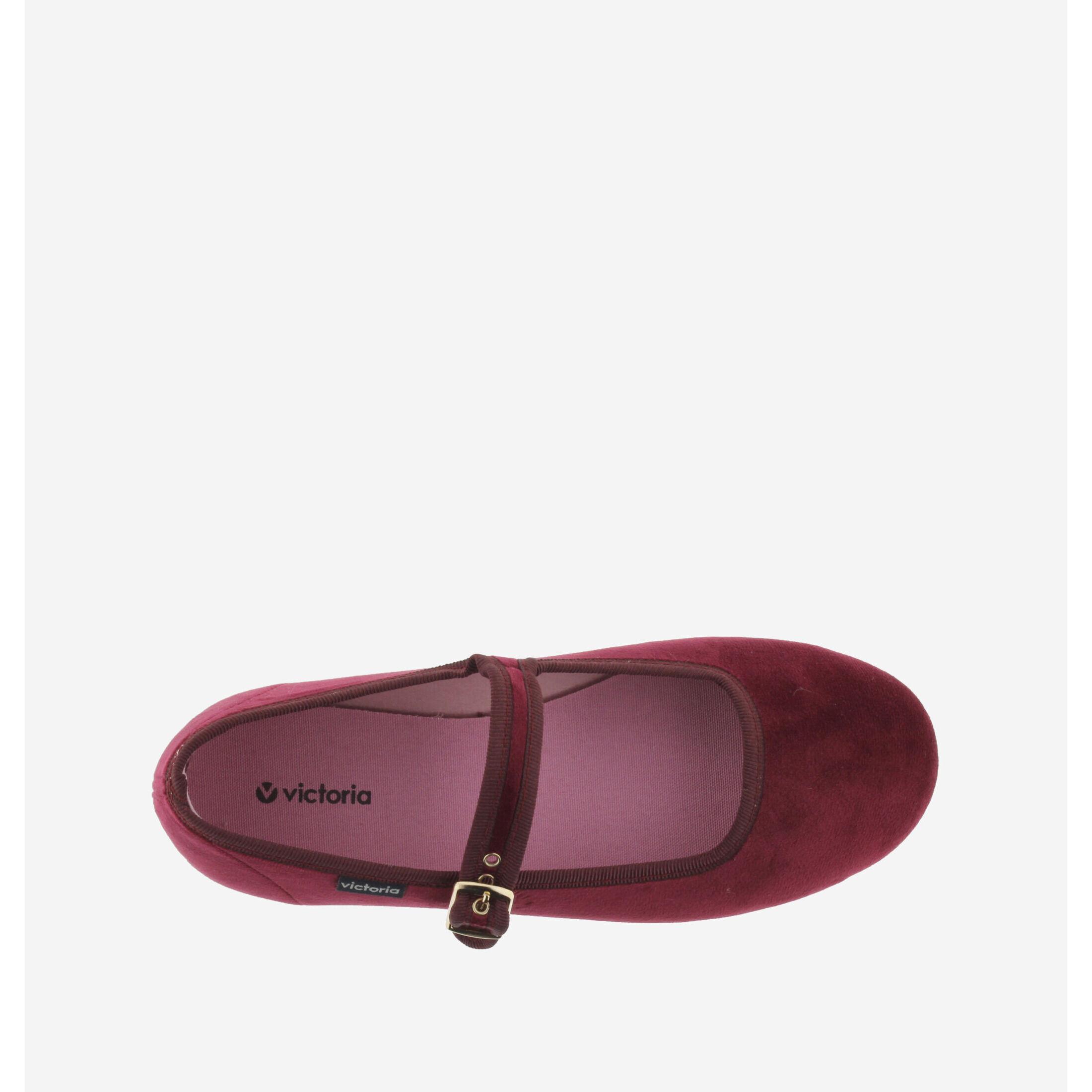 Victoria ballerinas gong-fu terciopelo