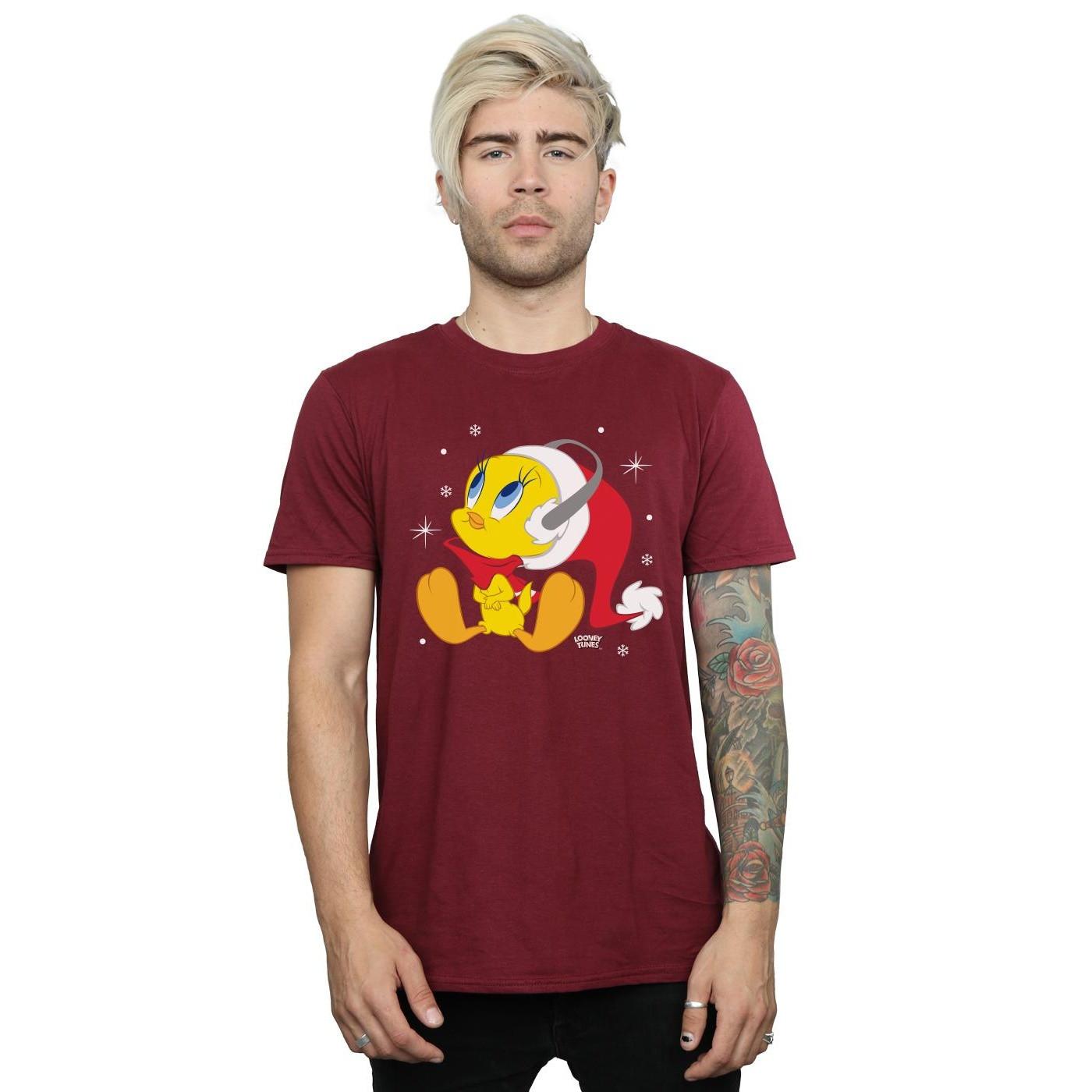 LOONEY TUNES Tweety Christmas Kopfhörer T-Shirt