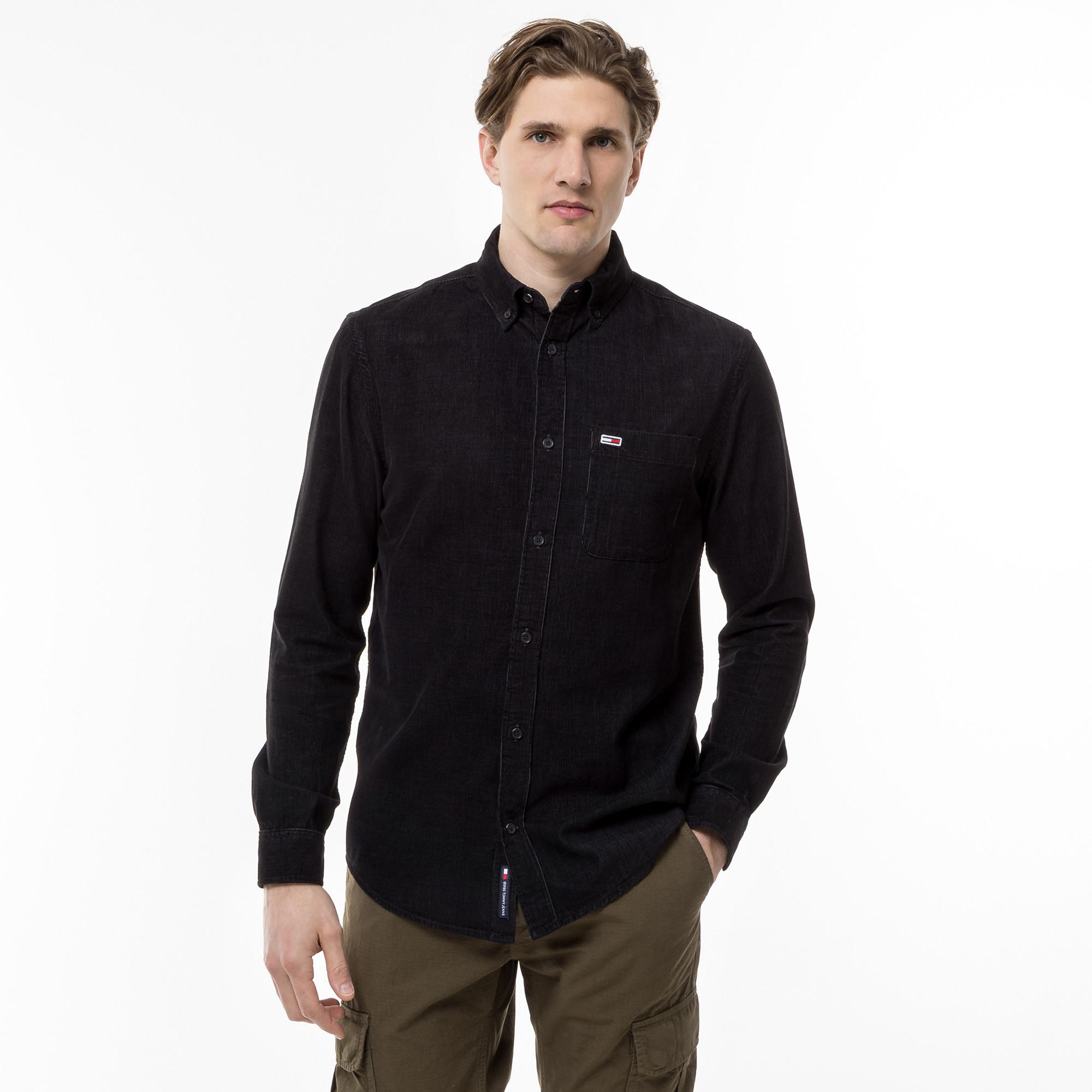 TOMMY JEANS Cord Langarm Hemd