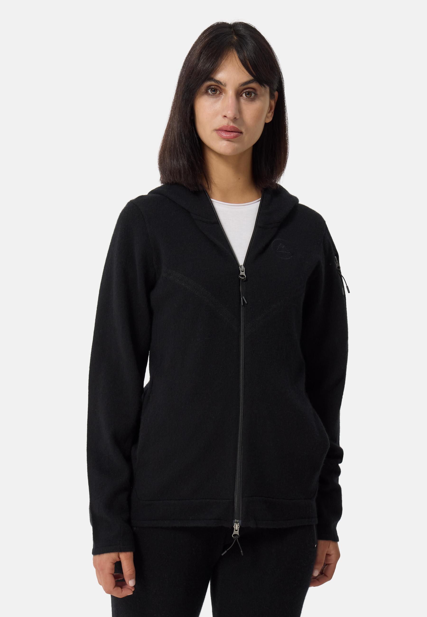 CASH-MERE.CH Unisex Wolle Kaschmir Trainerjacke