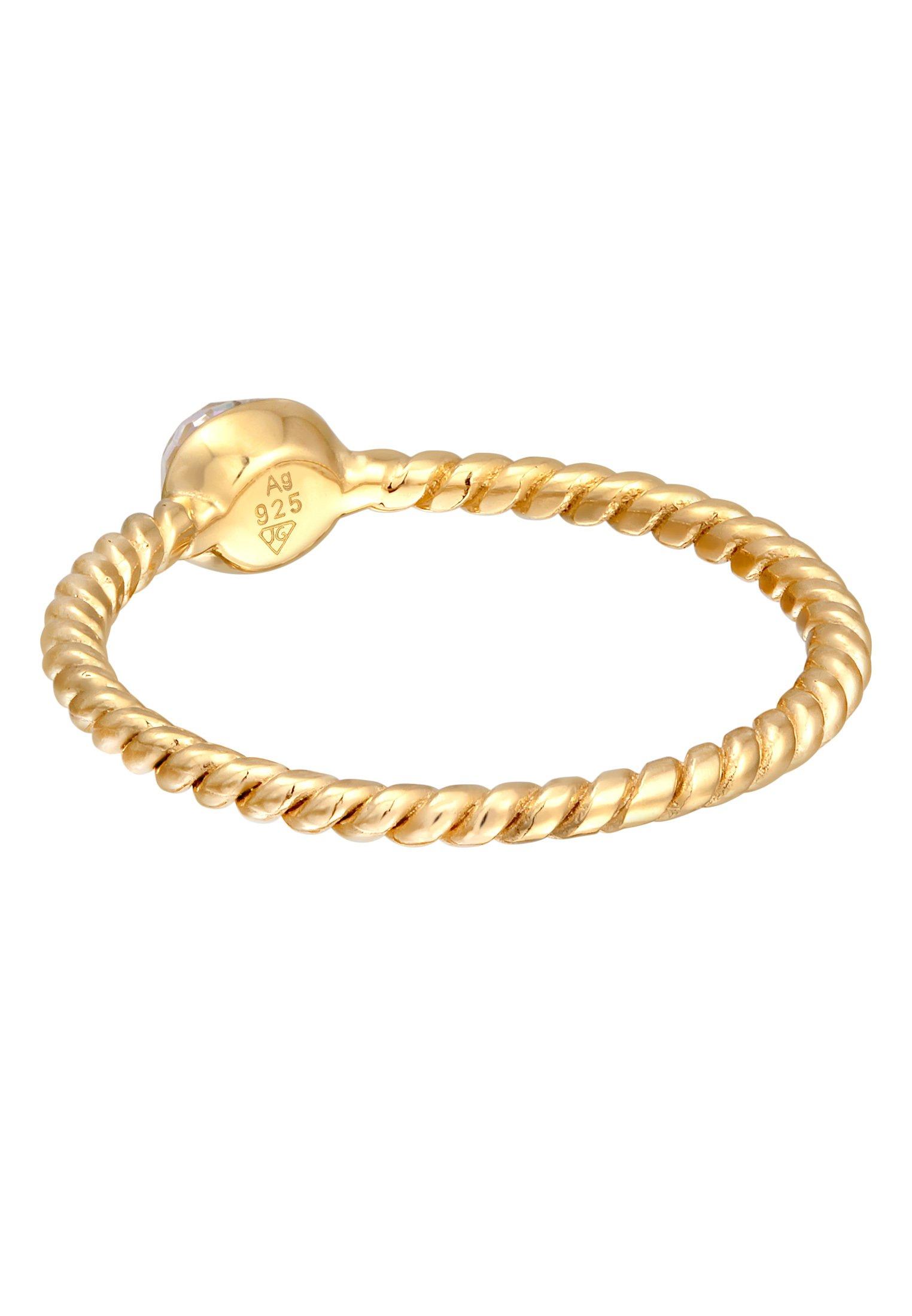 Elli Ring Solitär Rainbow Kristalle