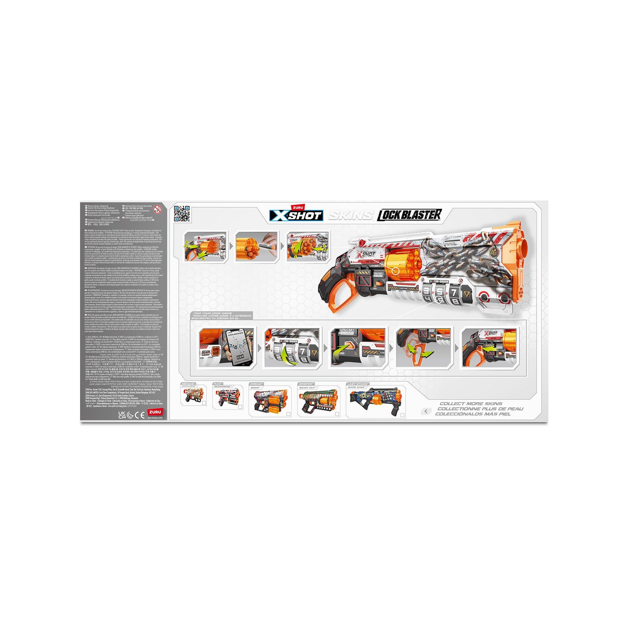 XSHOT Skins Lock Blaster, 16 Darts