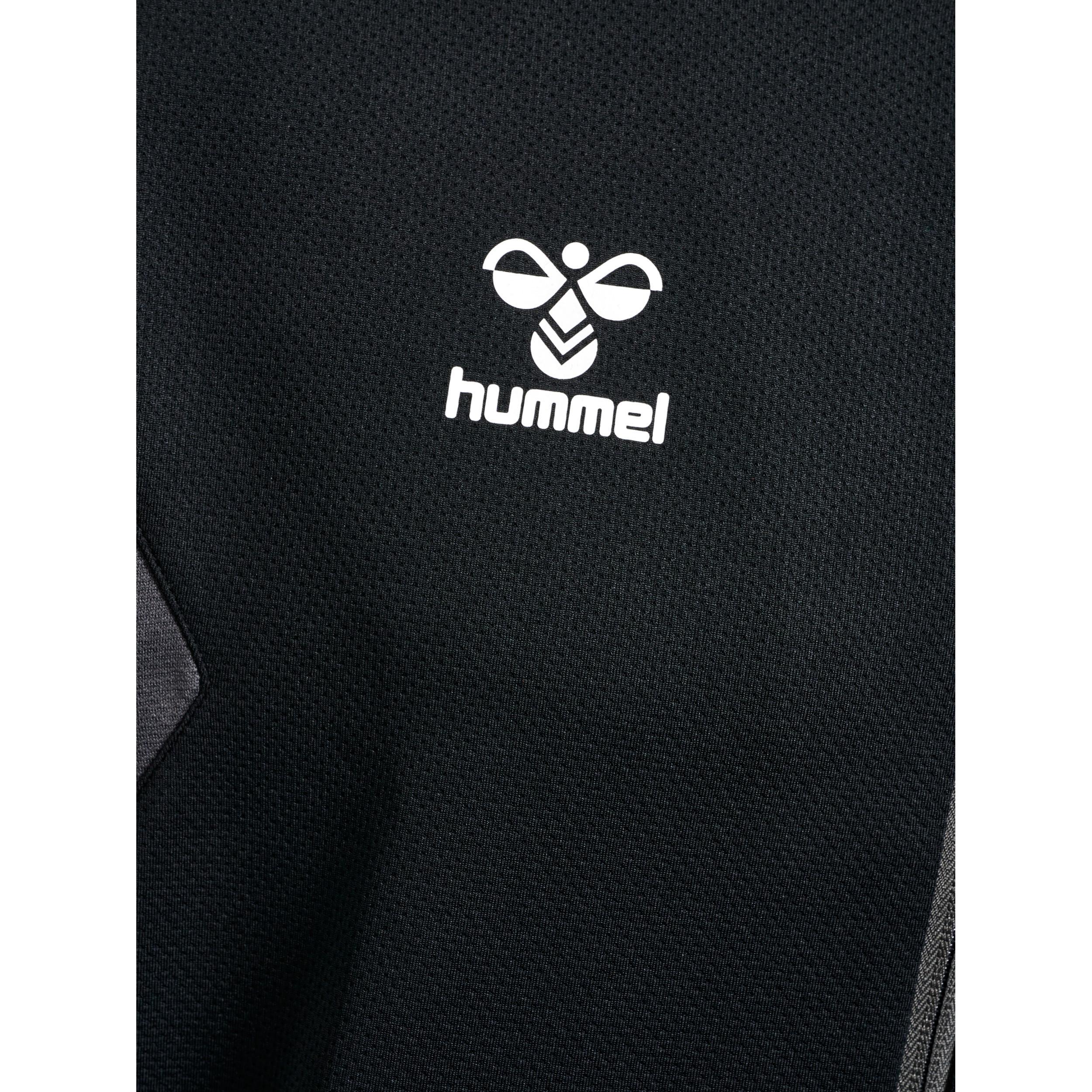 Hummel sweatjacke mit reißverschluss aus polyester authentic