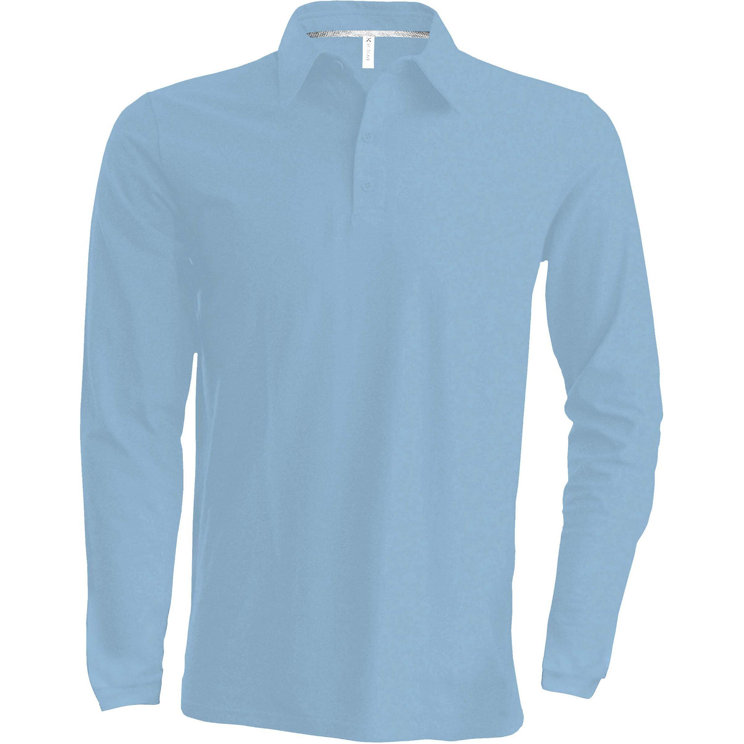 Kariban Langärmeliges Poloshirt