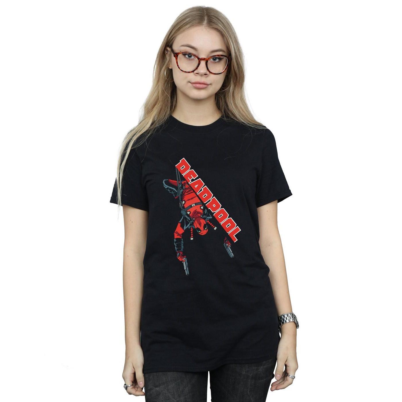 MARVEL Deadpool Upside Down Print T-Shirt
