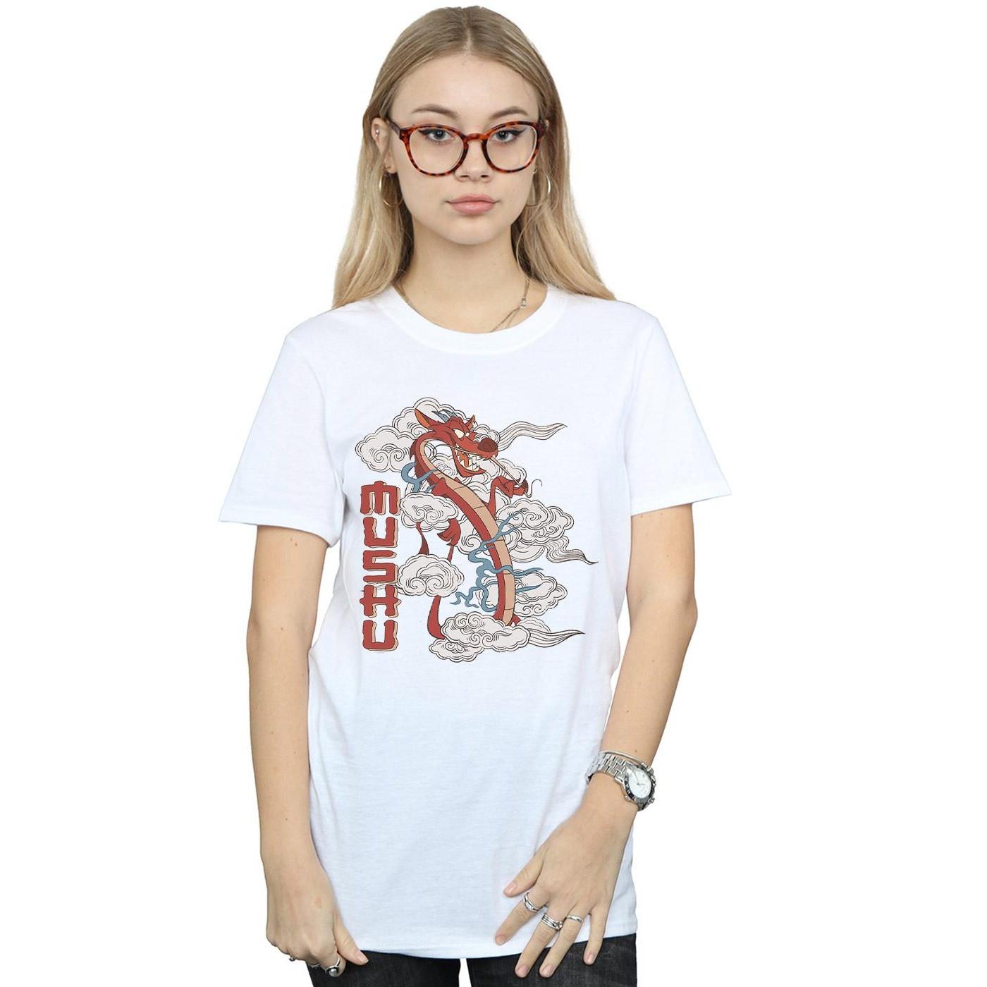 Disney Mushu Drachen Print T-Shirt