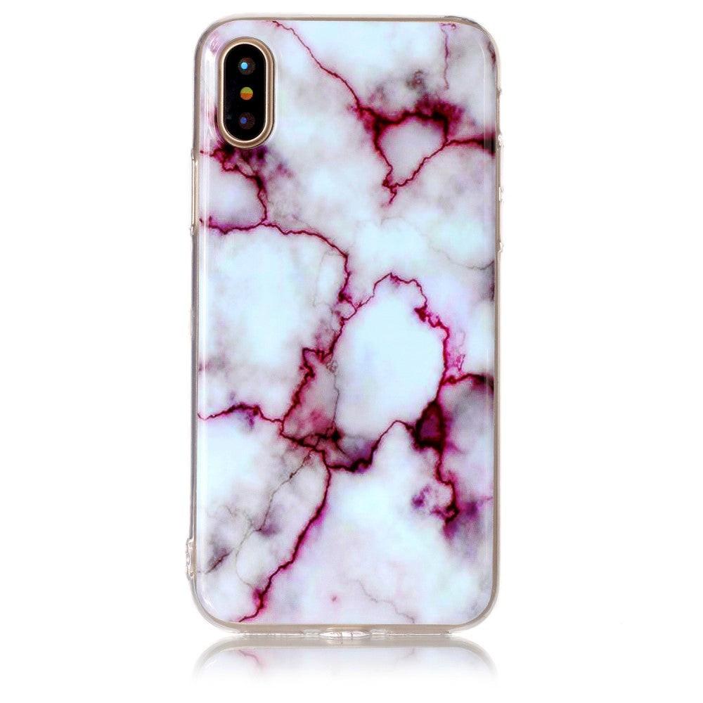 Cover-Discount iPhone Xs / X - Softes Silikon Gummi Case Marble