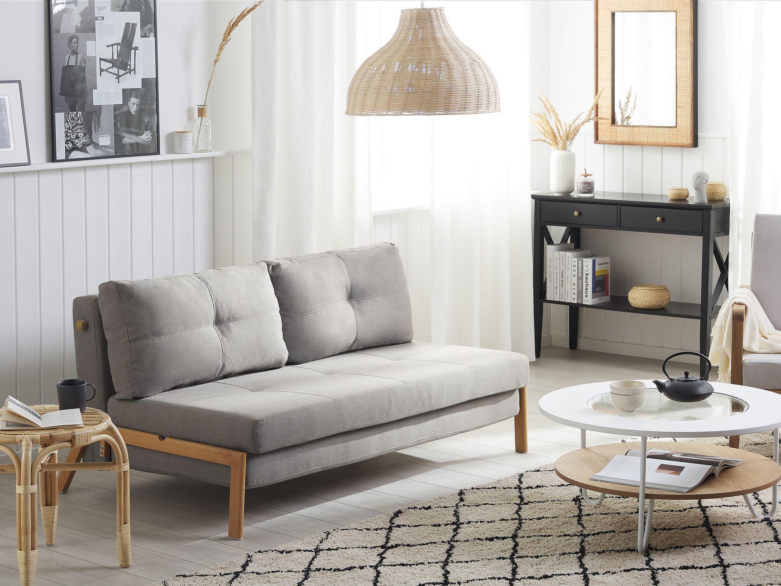 Beliani Schlafsofa aus Polyester Retro EDLAND