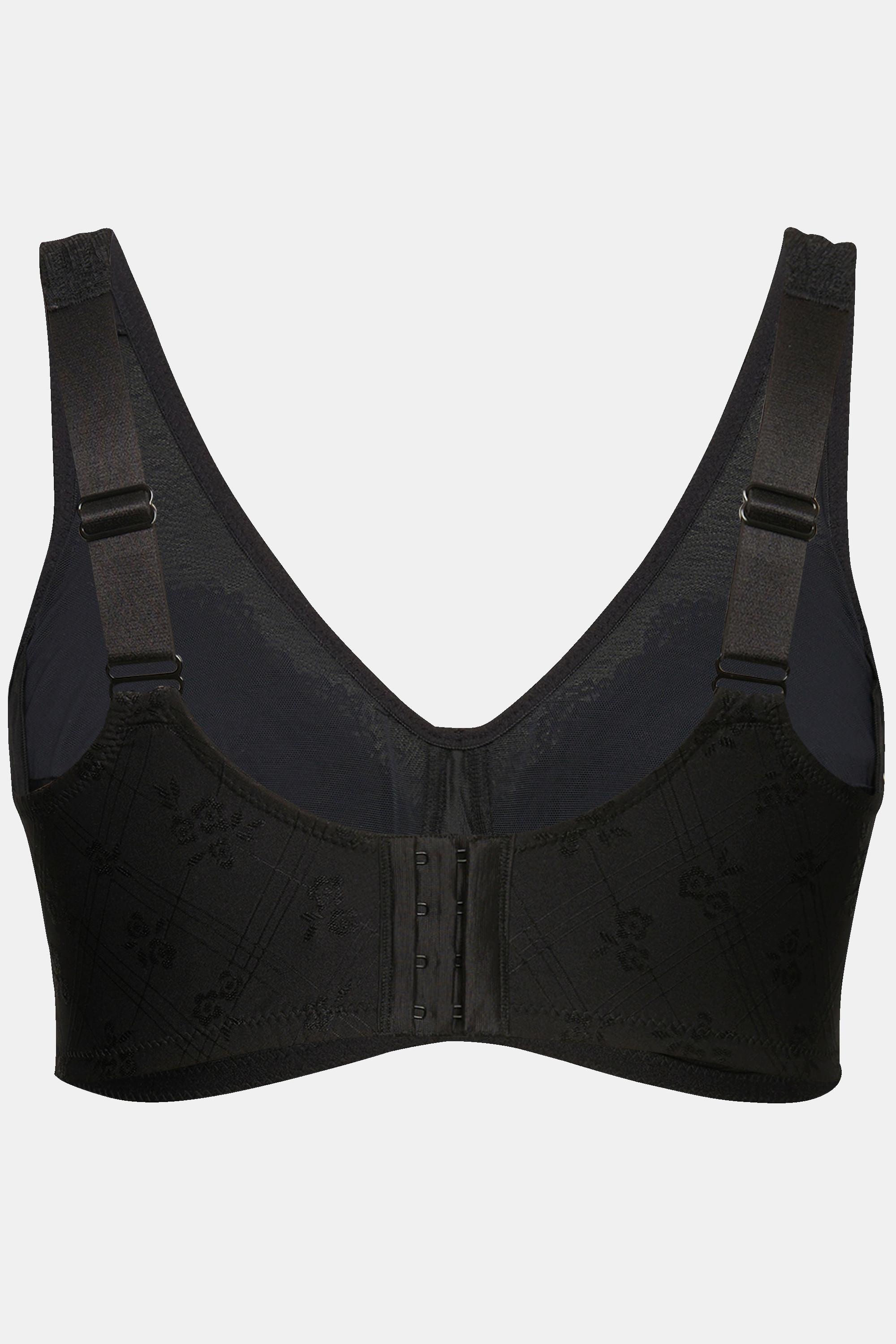 Ulla Popken Entlastungs-BH Kelly, ohne Bügel, Spitze