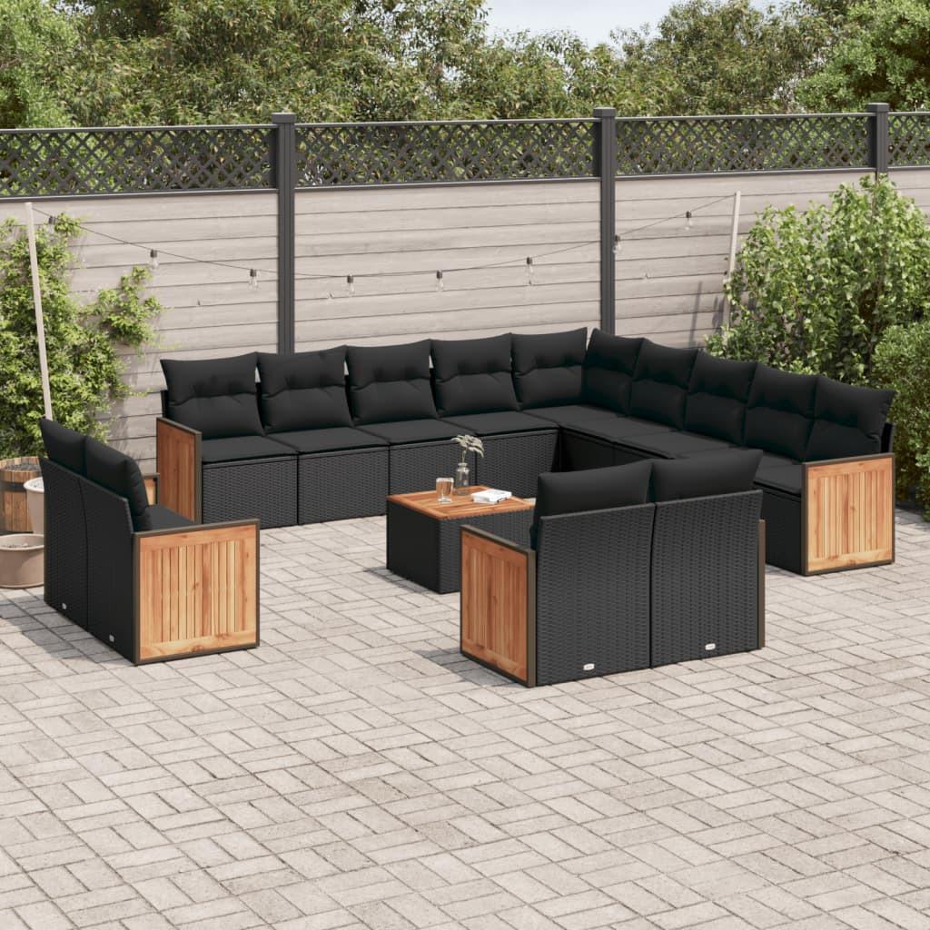 VidaXL Garten sofagarnitur poly-rattan
