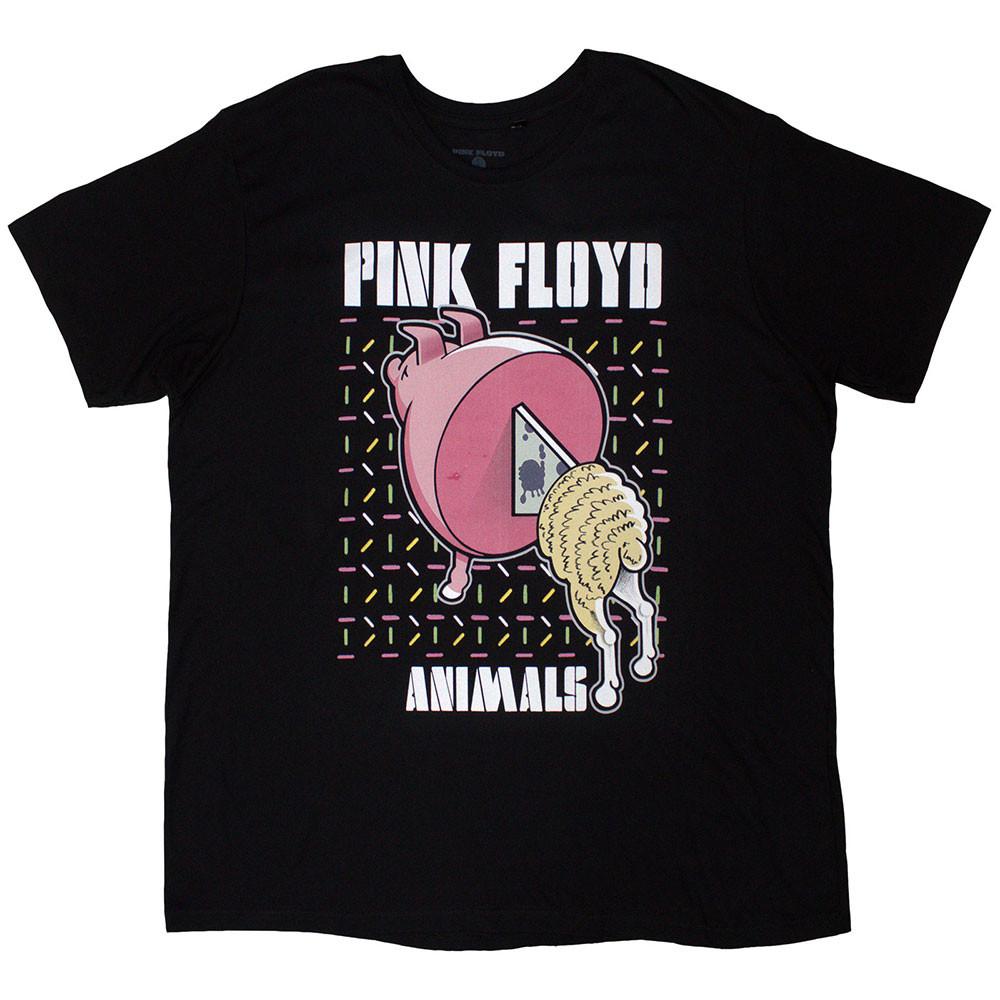 Pink Floyd Animals Rückseitiger Aufdruck T-Shirt