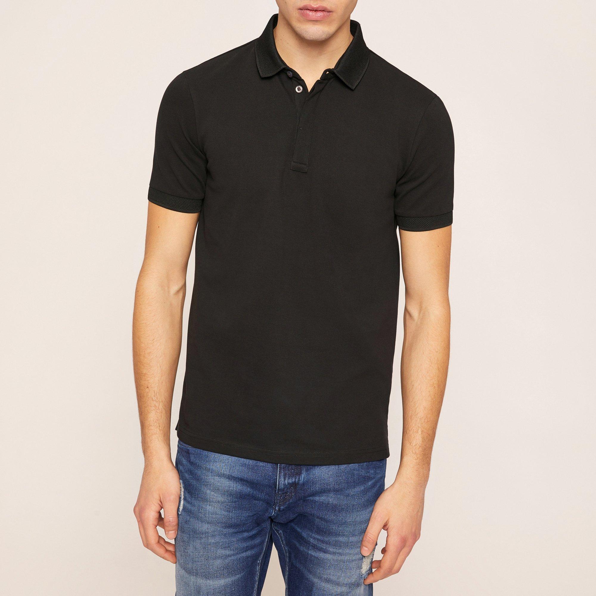Armani Exchange Modern Fit Kurzarm Poloshirt