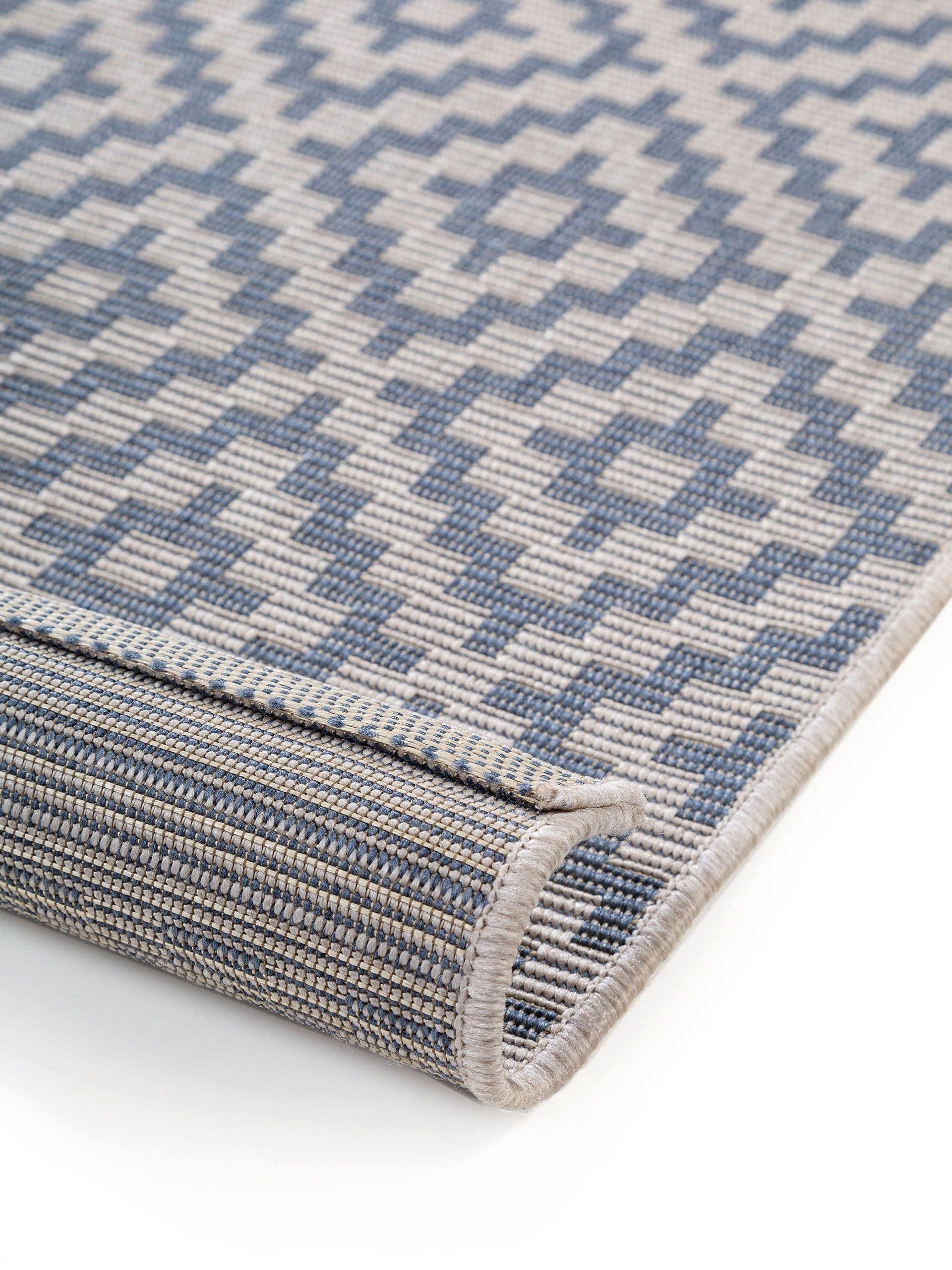Benuta In- & Outdoor-Teppich Metro Blau