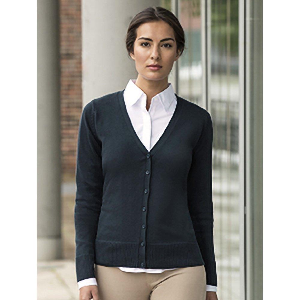 Russell Collection Strickjacke mit VAusschnitt