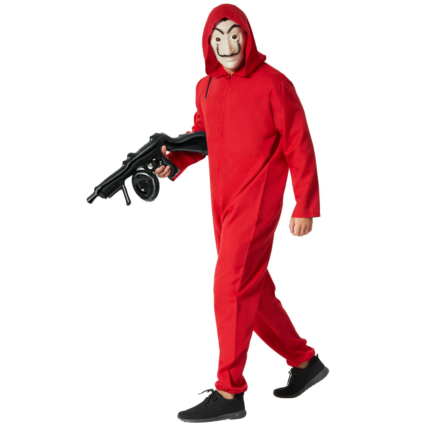 Tectake Unisexkostüm maskierte Bankräuber