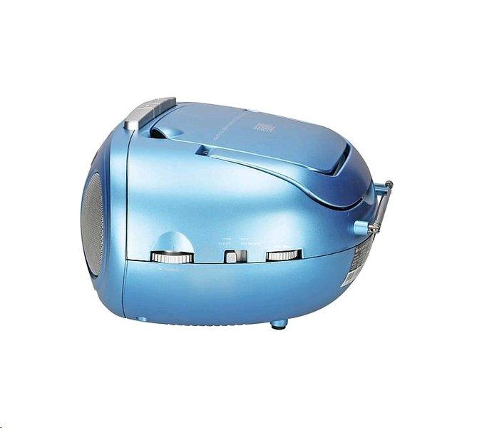 soundmaster Soundmaster SCD5100BL Tragbares Stereosystem Analog 1 W FM Blau Playback MP3