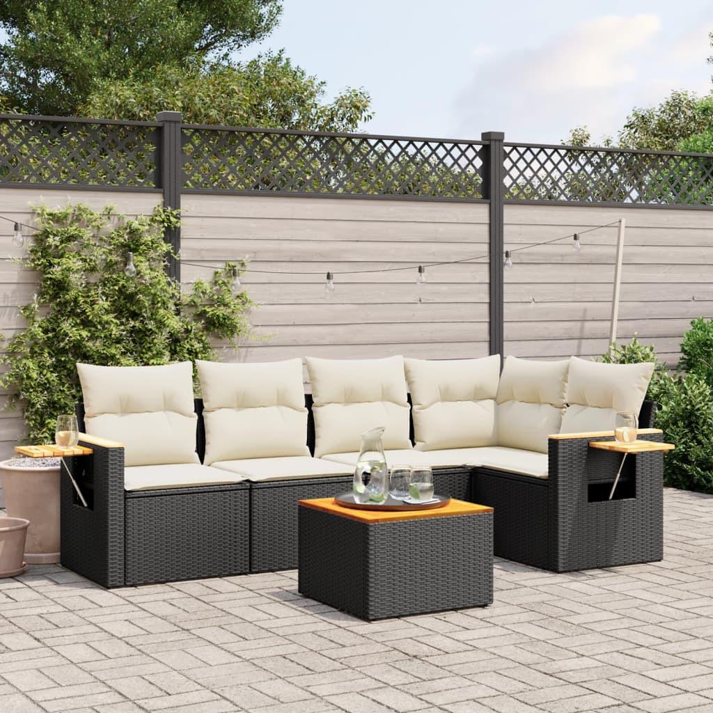 VidaXL Garten sofagarnitur poly-rattan