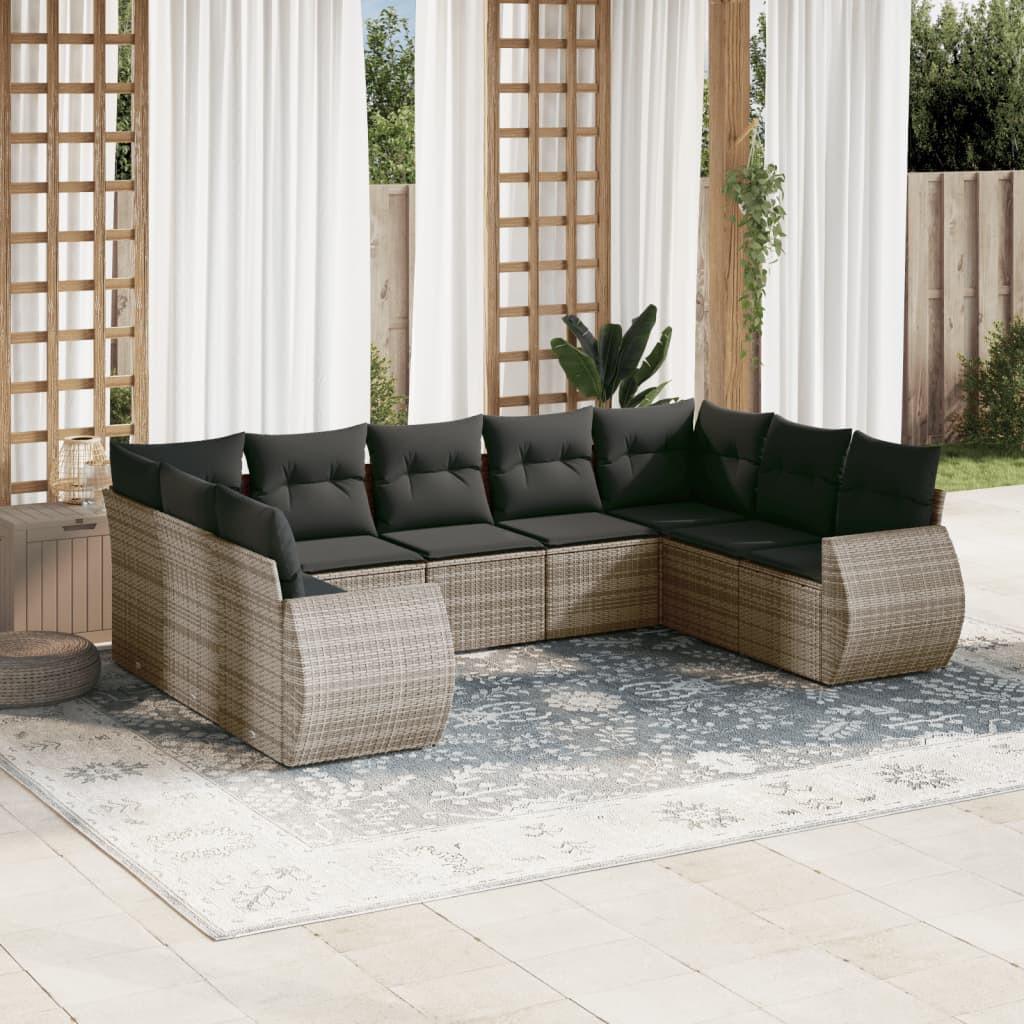 VidaXL Garten sofagarnitur poly-rattan