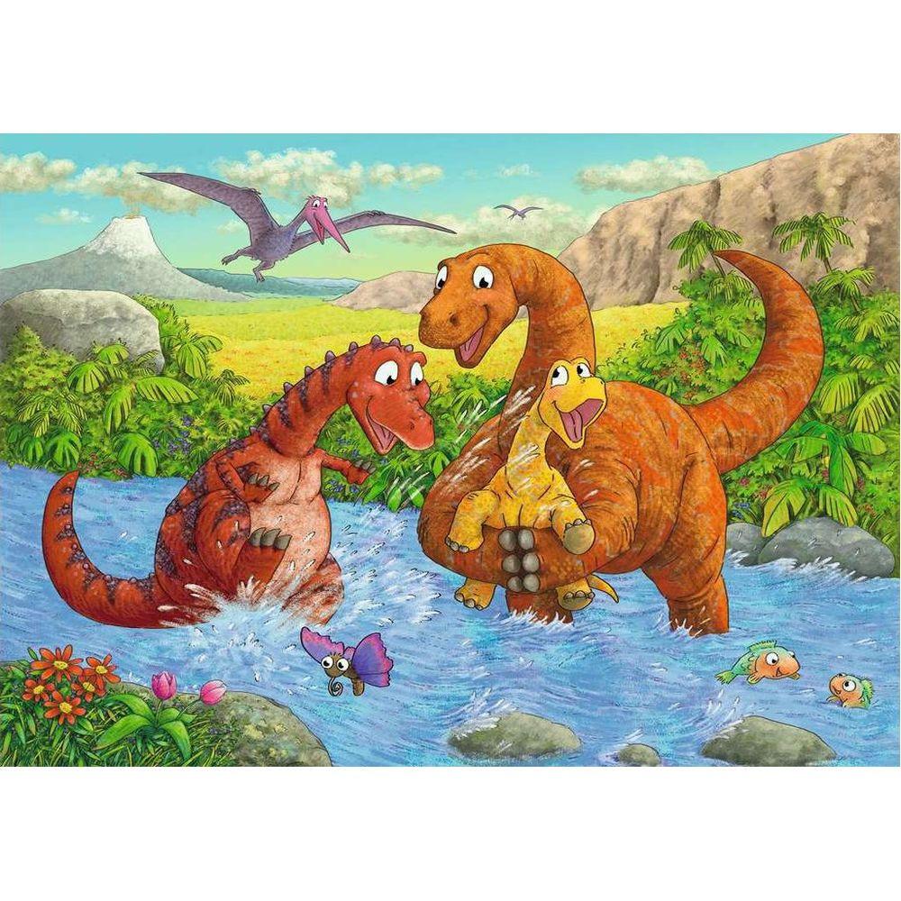 Ravensburger Puzzle Spielende Dinos (2x24)