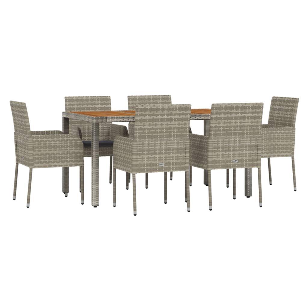 VidaXL Garten essgruppe poly-rattan