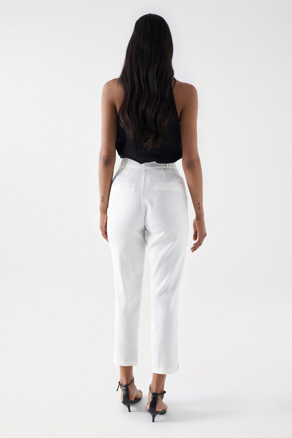 Salsa Leinen Chino Hose Slim Fit