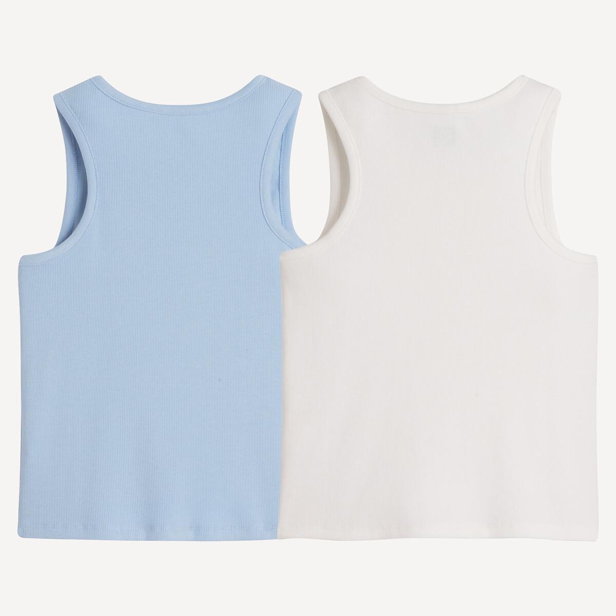 La Redoute Collections 2er-Pack gerippte Trägershirts