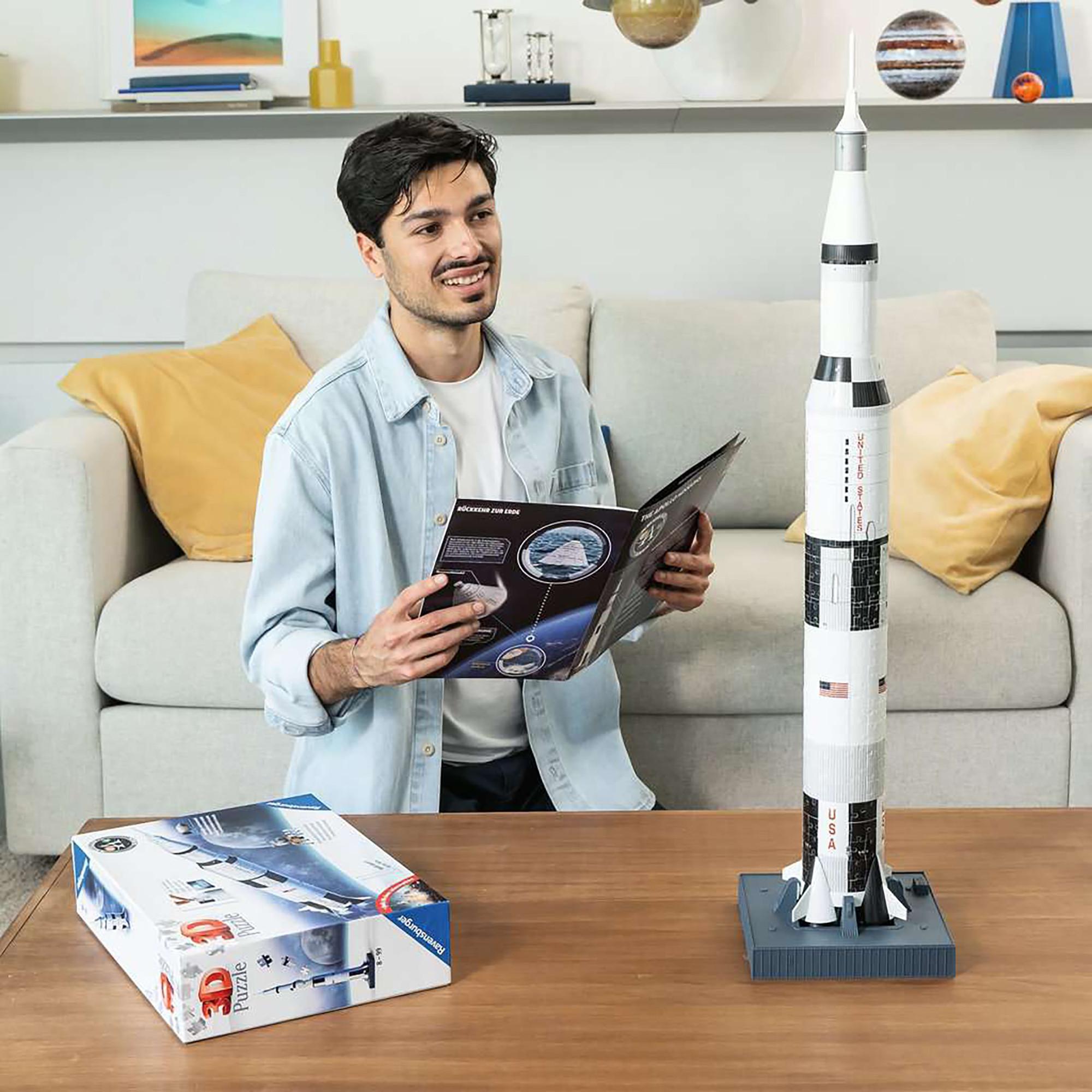 Ravensburger Apollo Saturn V Rakete 3D Puzzle, 440 Teile