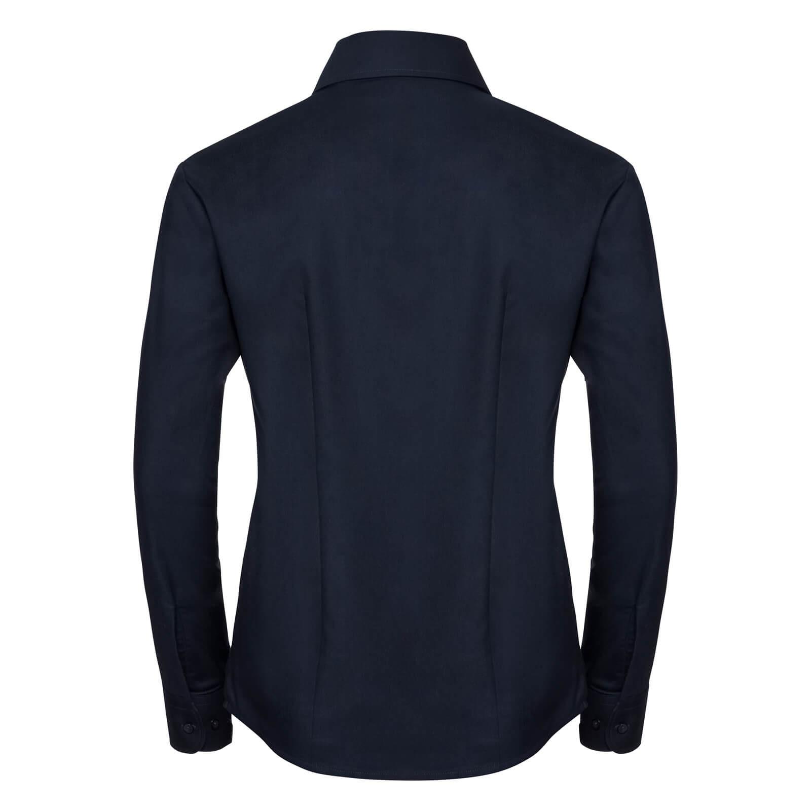 Russell Easy Care Oxford Langarmbluse