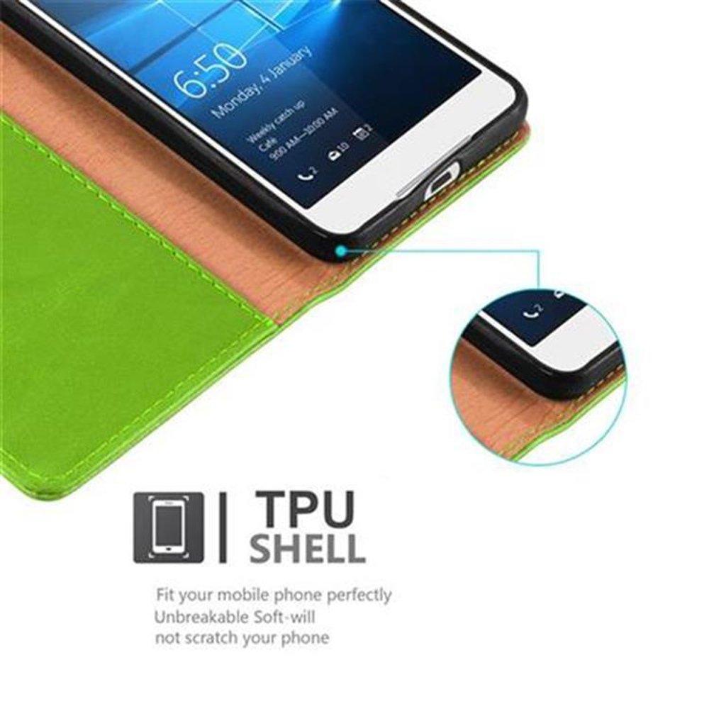 Cadorabo Hülle für Nokia Lumia 650 Magnetverschluss, Kartenfach