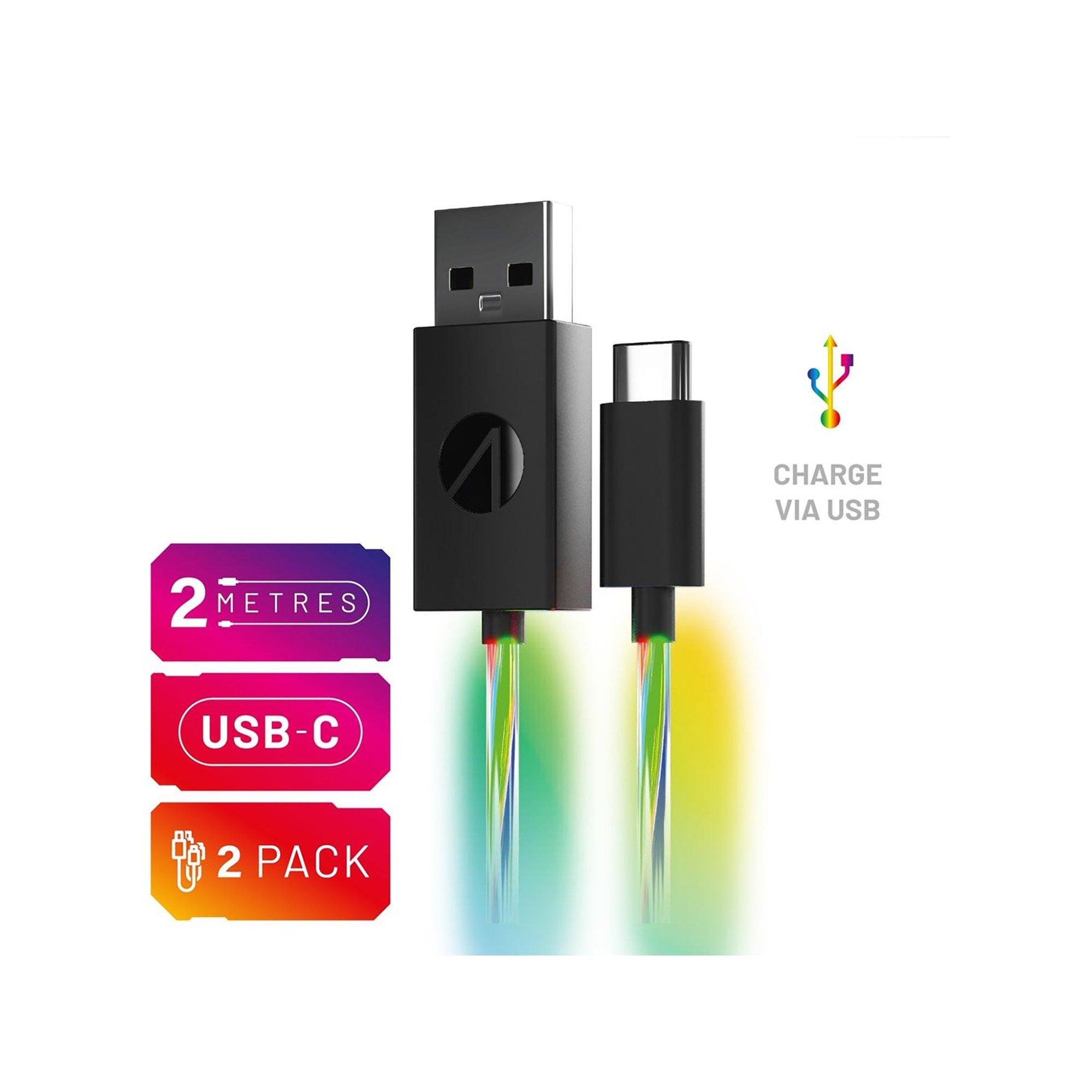 Stealth Light Up Twin Charging Cable Gaming Zubehör