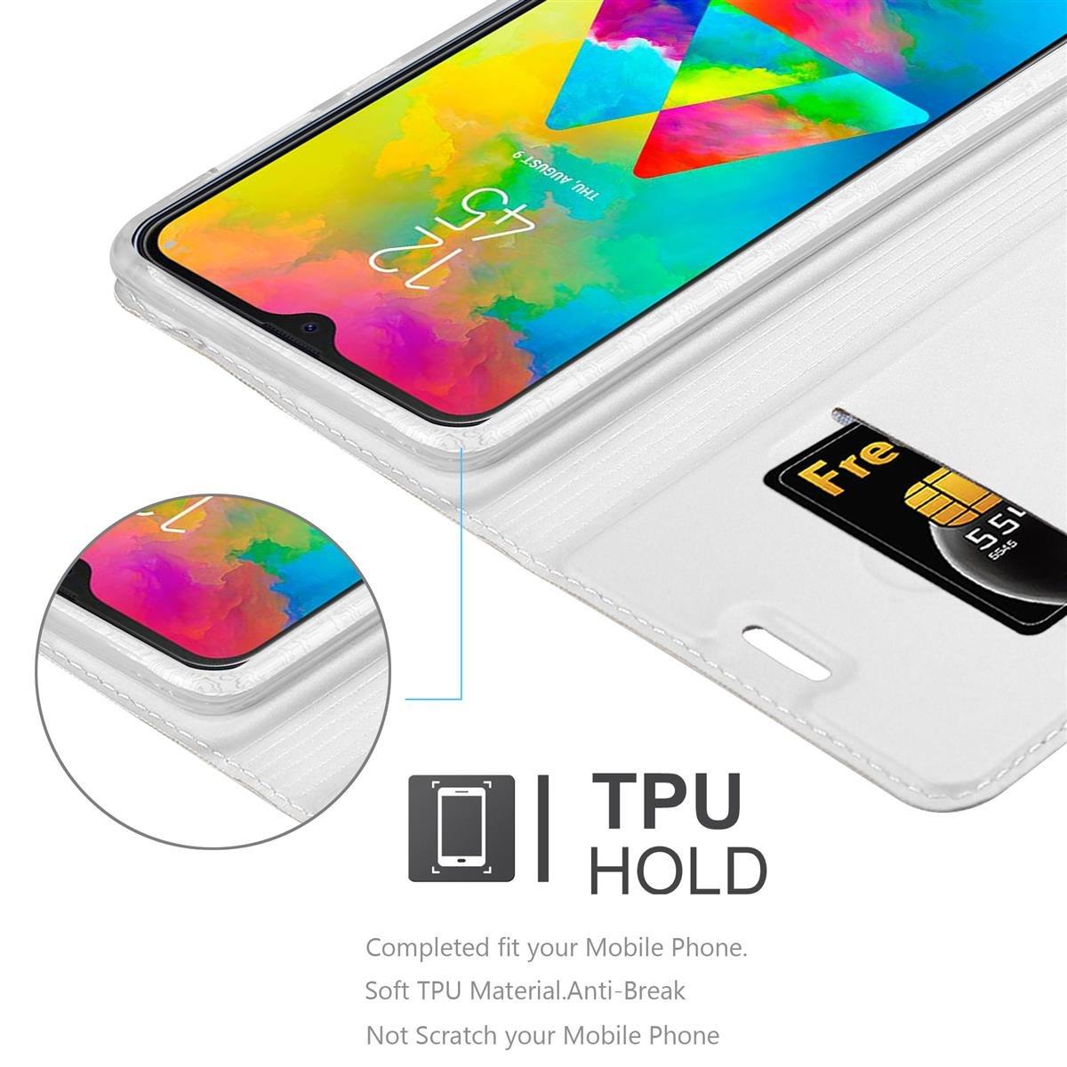 Cadorabo Hülle für Samsung Galaxy M20 Magnetverschluss, Kartenfach