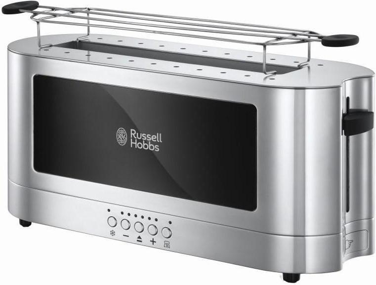 Russell Hobbs Elegance Langschlitz-Toaster - EdelstahlSchwarz