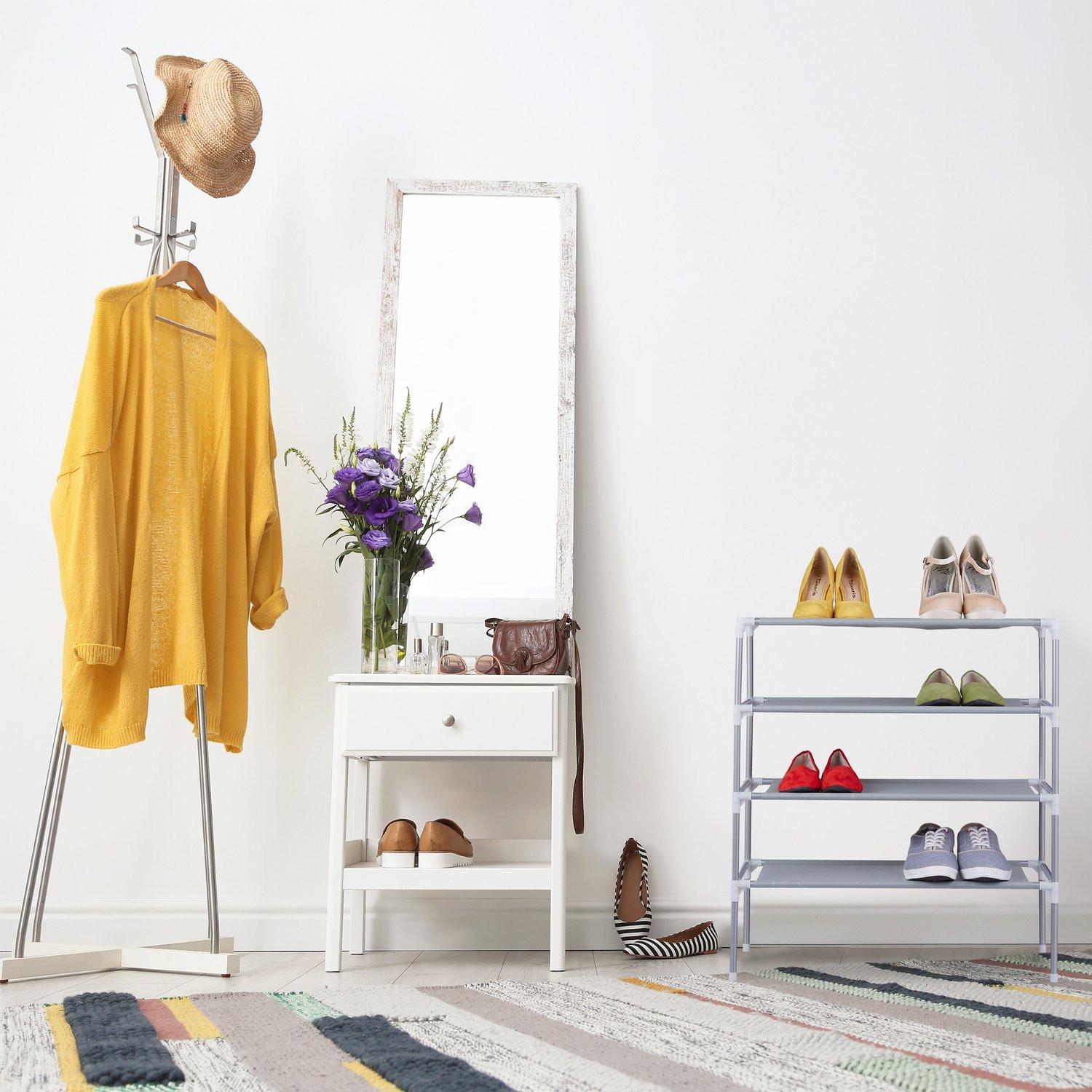 B2X Stecksystem für Schuhregale 4 Ebenen