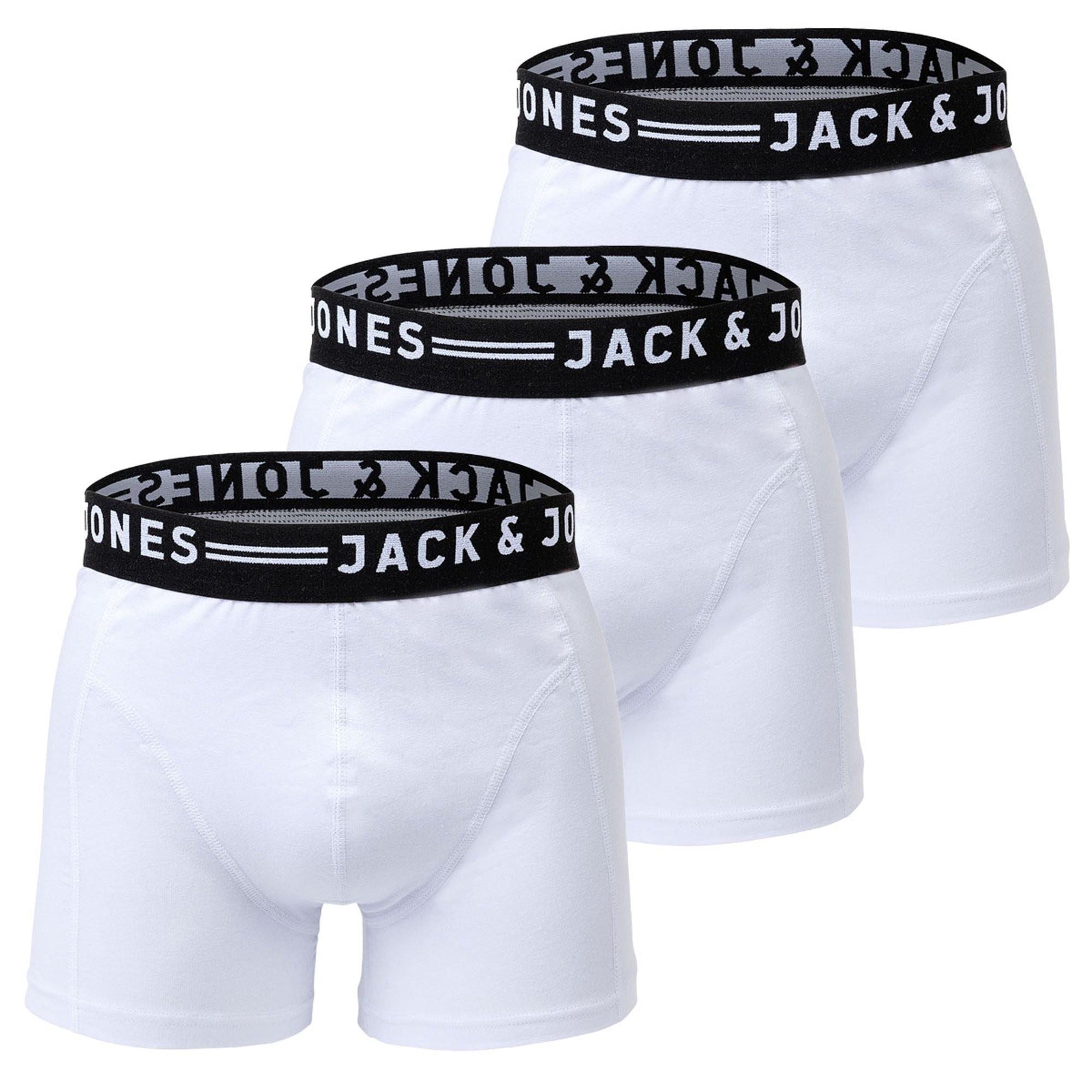 JACK & JONES Boxershort 3er Pack Stretch-SENSE TRUNKS 3 PACK