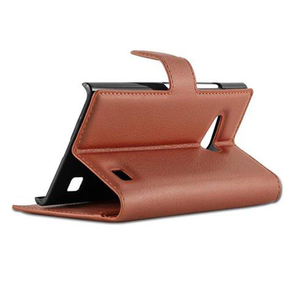 Cadorabo Hülle für Nokia Lumia 730 Standfunktion, Kartenfach