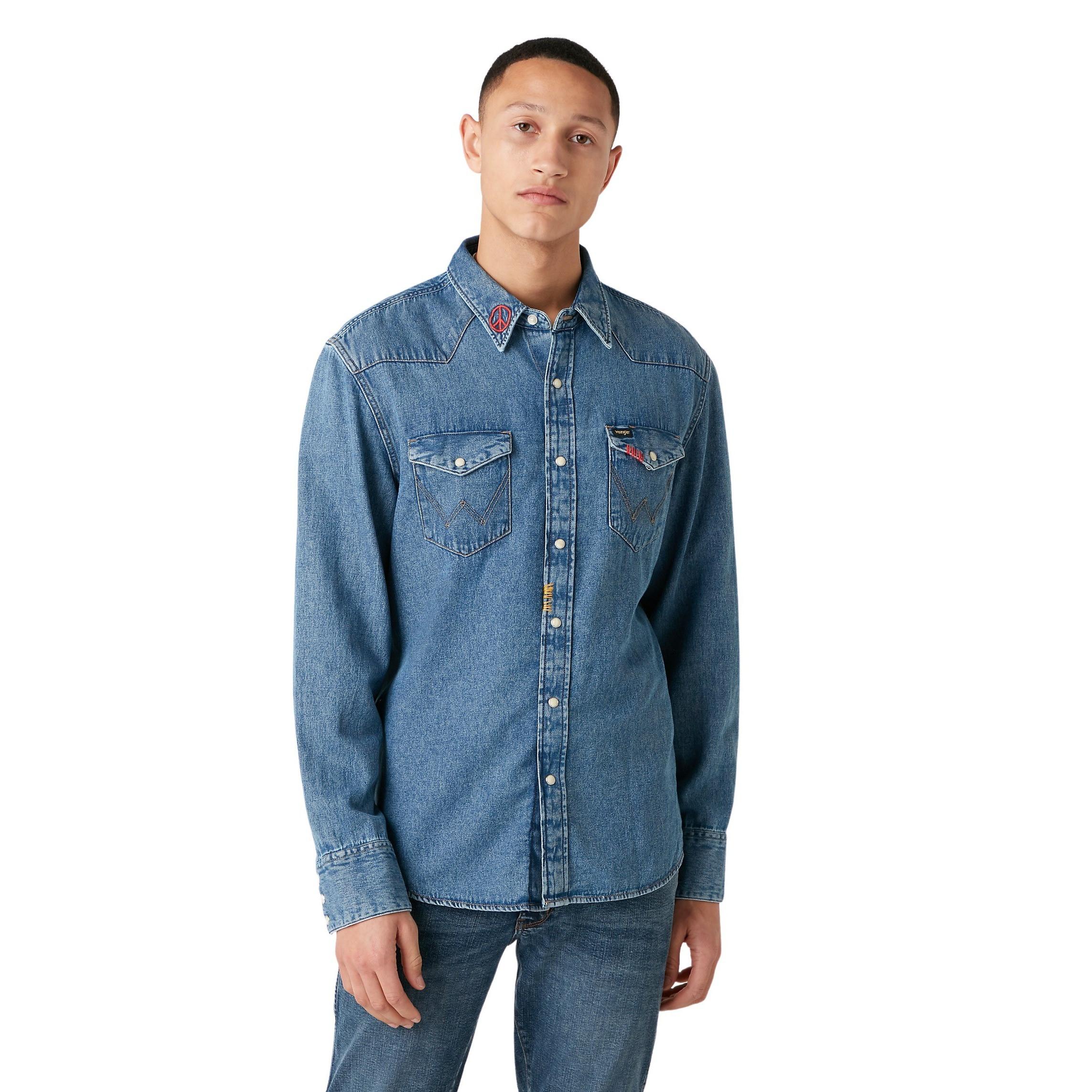 Wrangler 27MW Two Pocket Denim Hemd