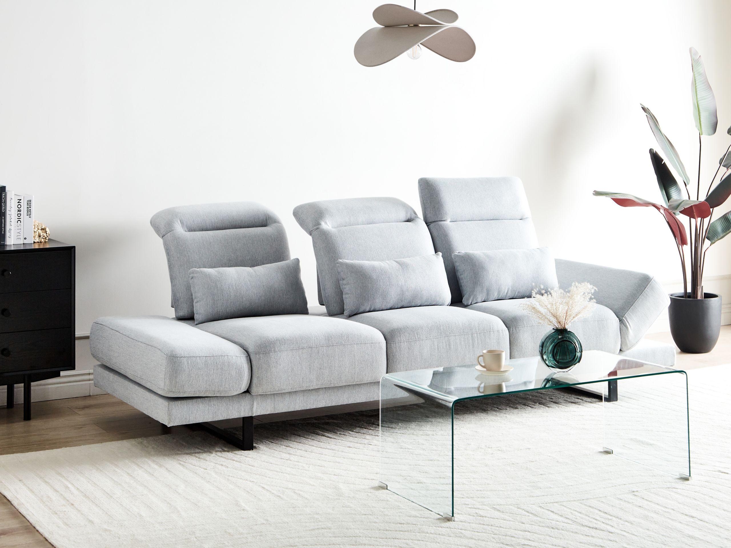 Beliani 3 Sitzer Sofa aus Polyester Modern IKAST