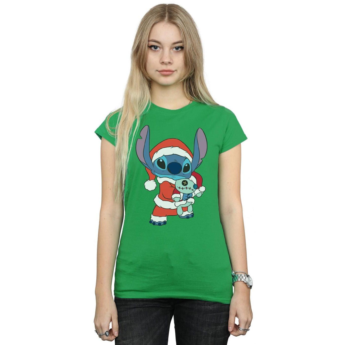 Disney Lilo and Stitch Christmas Santa Stitch T-Shirt