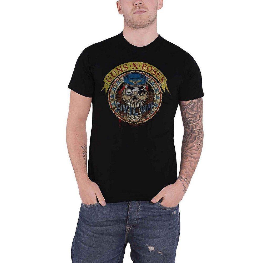 Guns N Roses Skull Circle T-Shirt