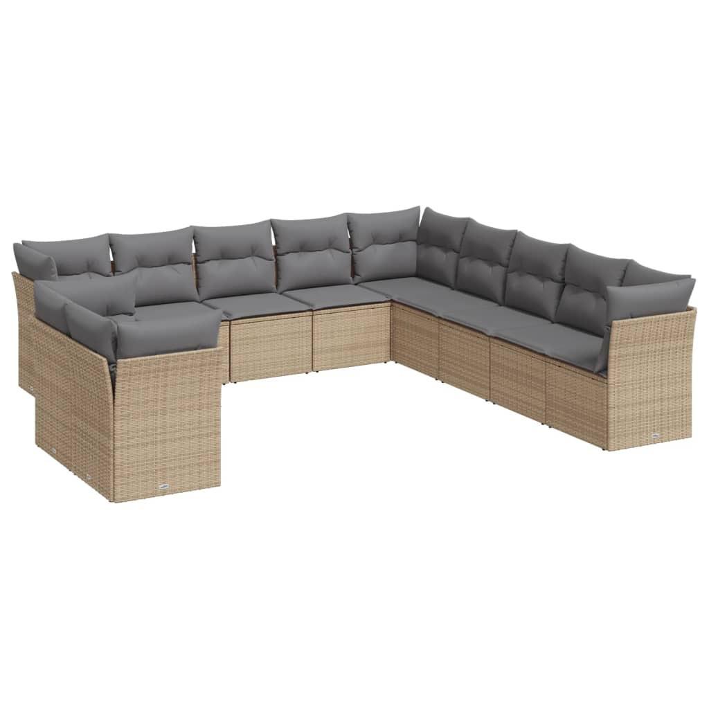 VidaXL Garten sofagarnitur poly-rattan