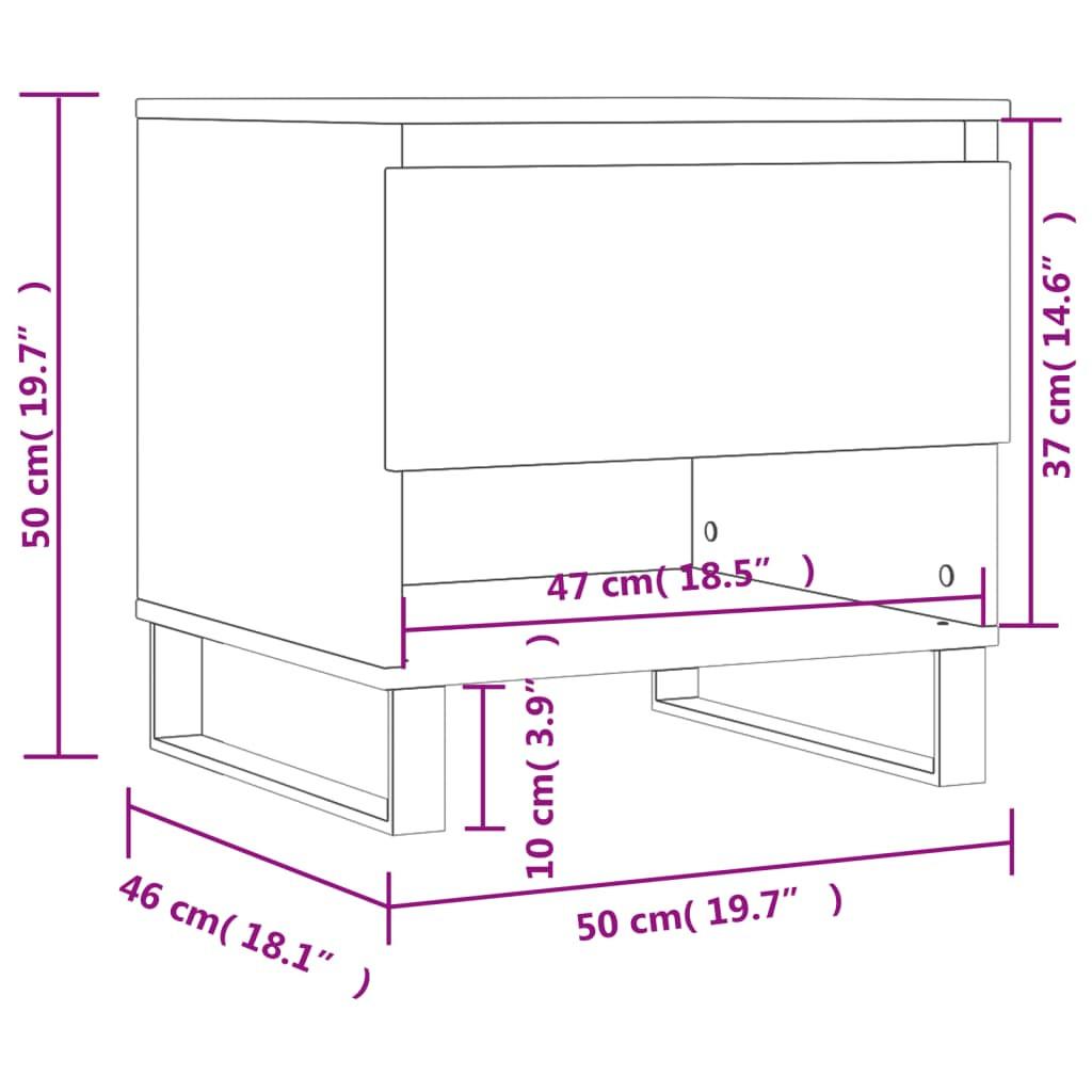 VidaXL Couchtisch holzwerkstoff