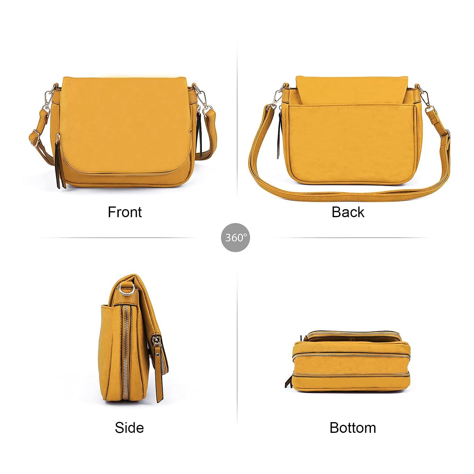 Only-bags.store Kleine Crossbody-Tasche , PU-Leder, über die Schulter, Crossbody-Handtaschen mit mehreren Taschen Kleine Crossbody-Tasche , PU-Leder, über die Schulter, Crossbody-Handtaschen mit mehreren Taschen