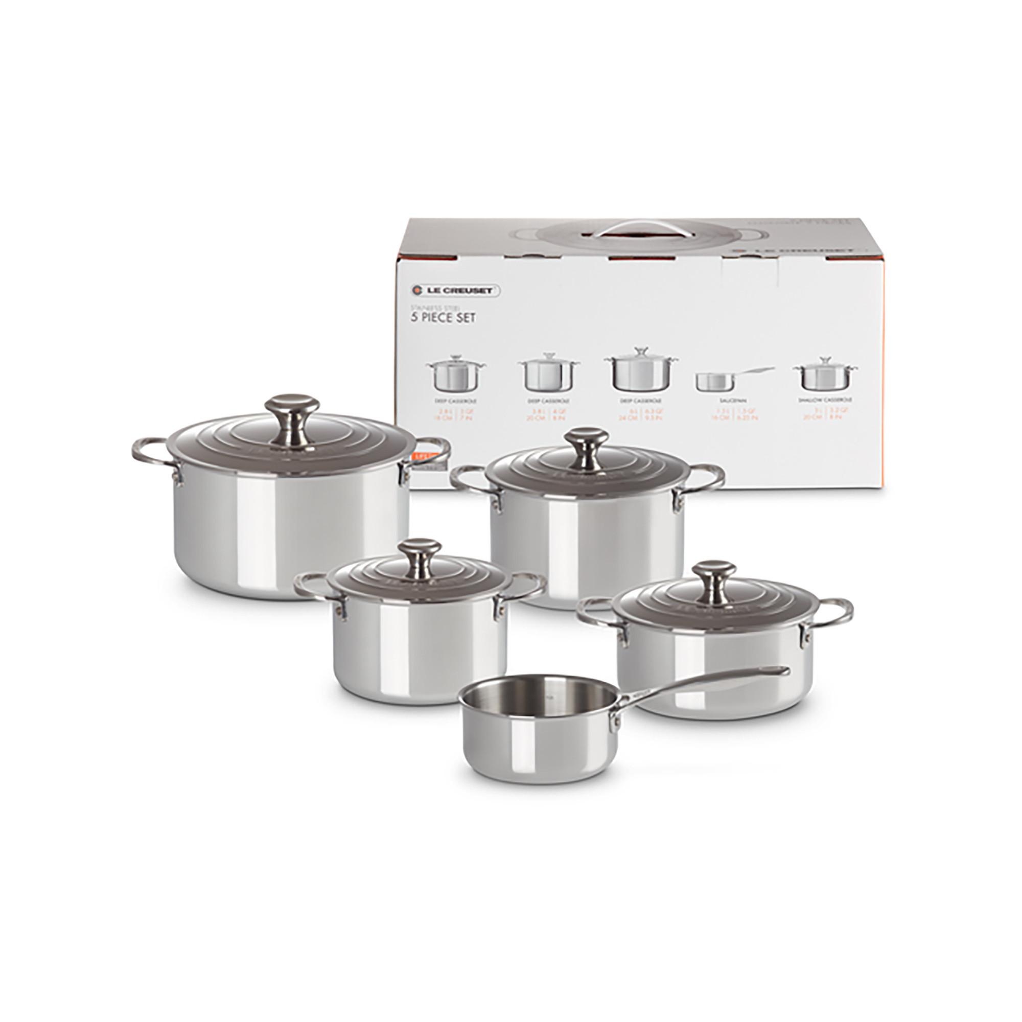 LE CREUSET Kochgeschirr-Set 3-Ply Plus